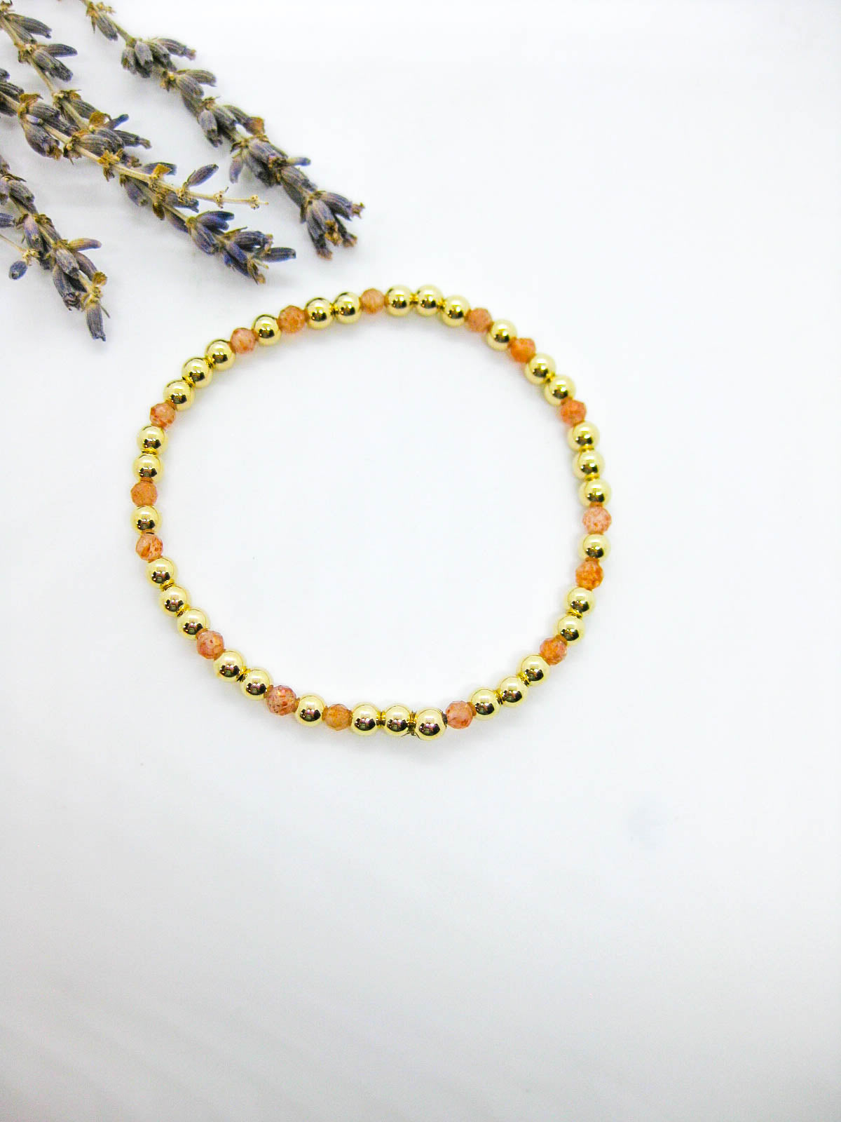 Sage: Sunstone Stretch Bracelet