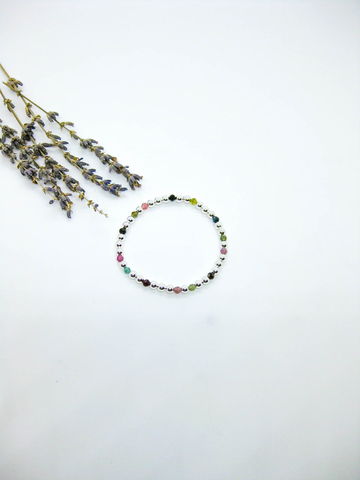 Sage: Tourmaline Stretch Bracelet