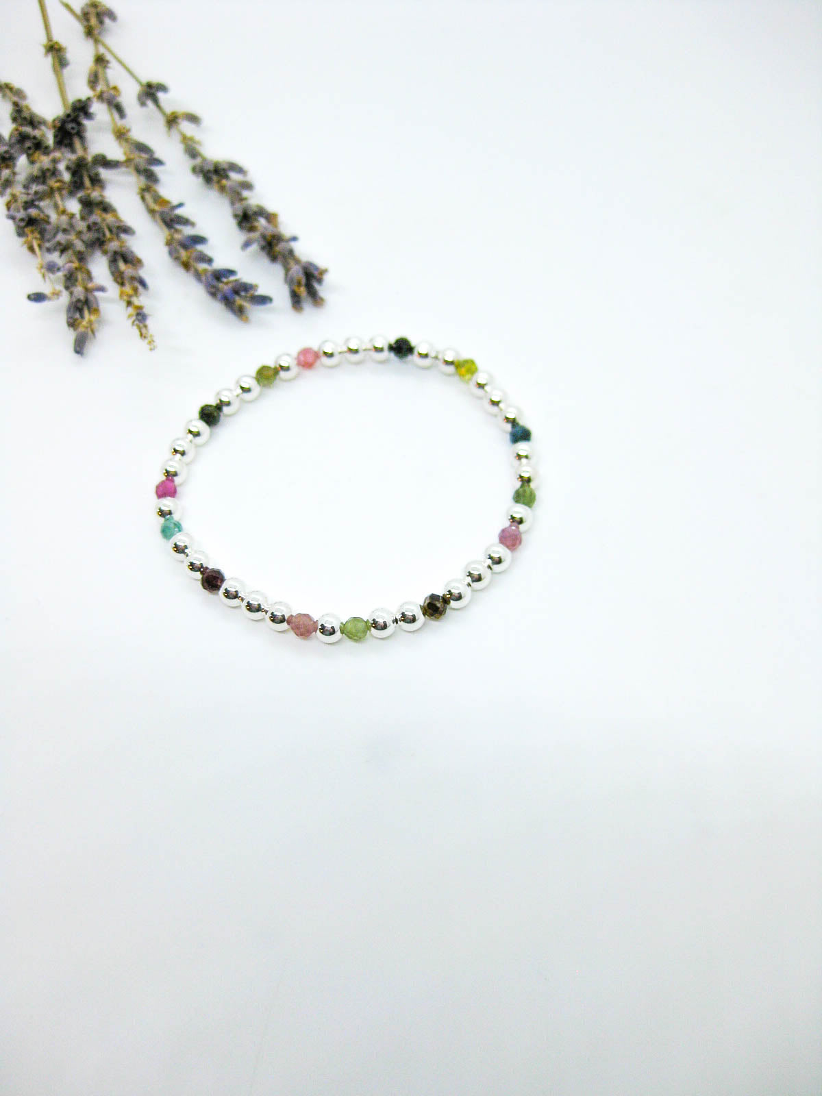 Sage: Tourmaline Stretch Bracelet