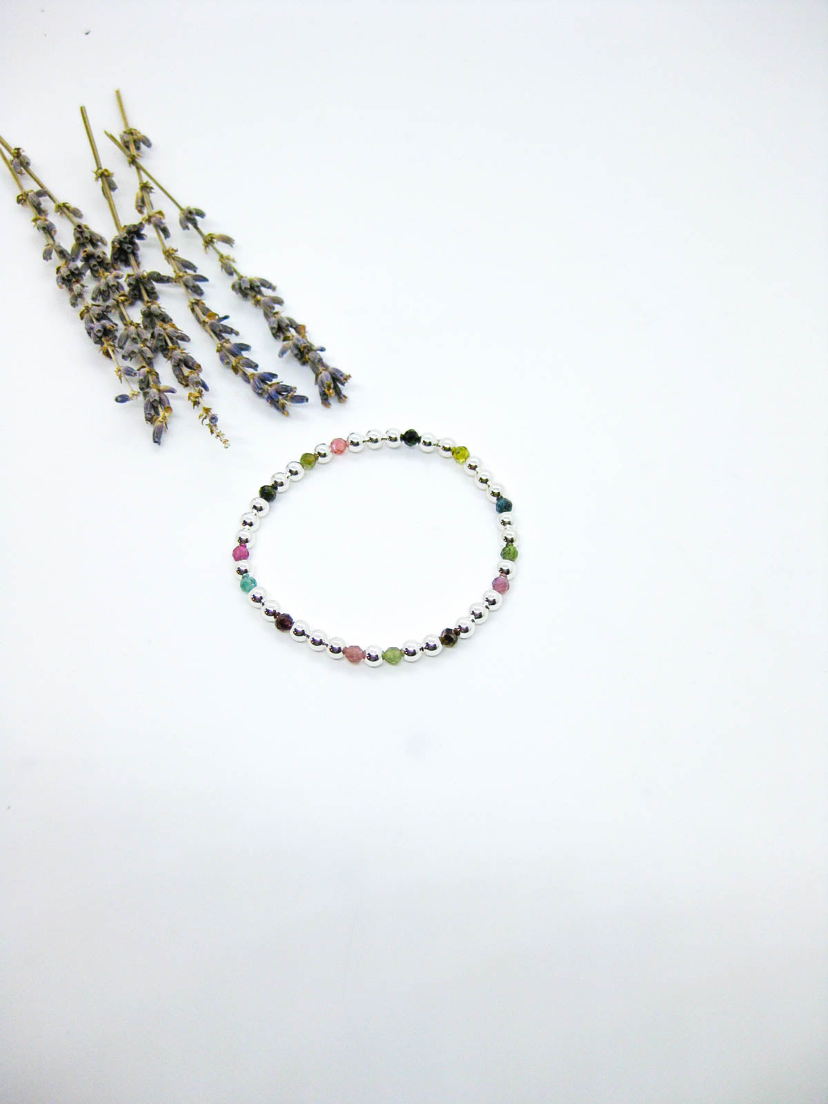 Sage: Tourmaline Stretch Bracelet