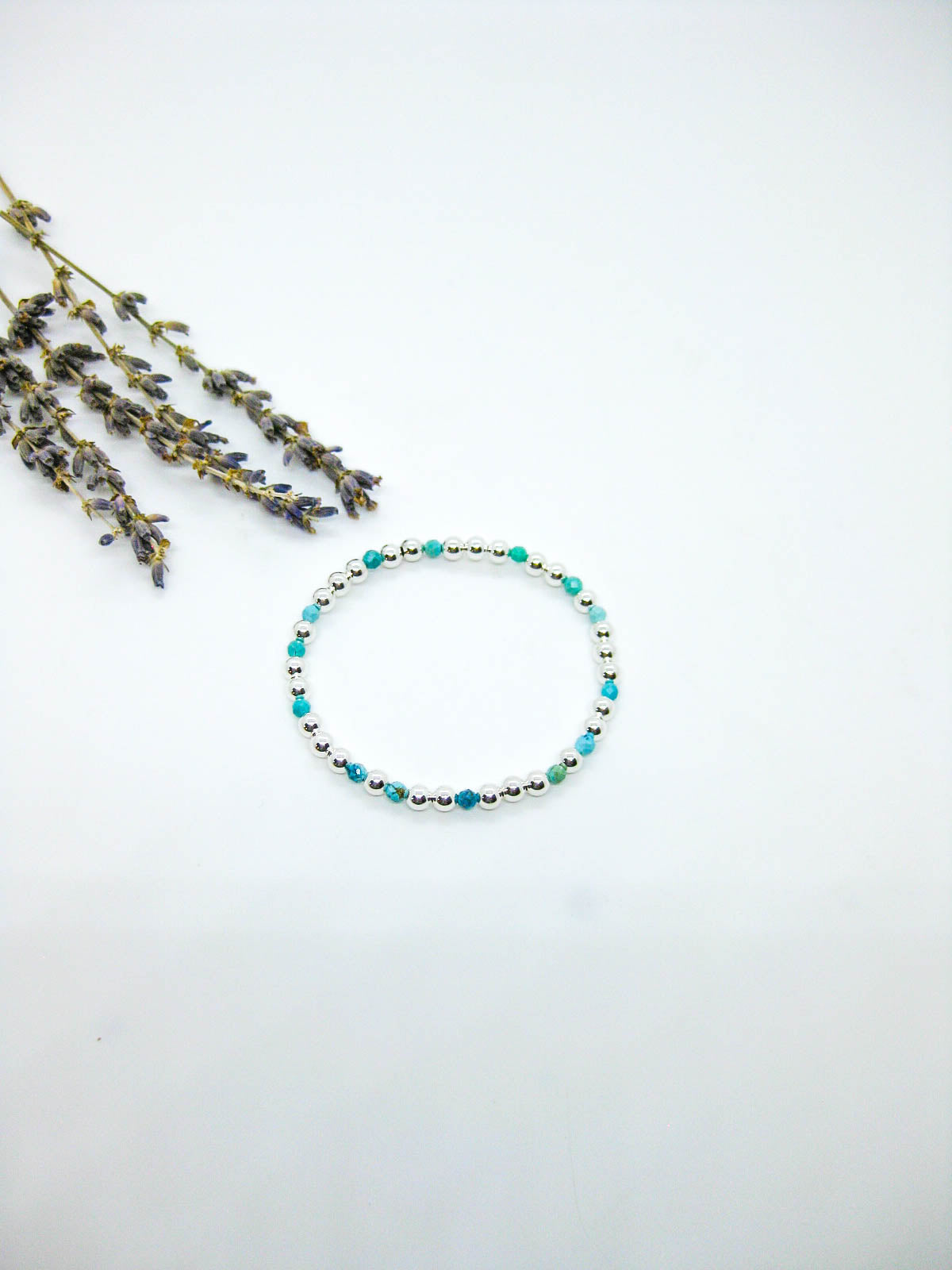 Sage: Turquoise Stretch Bracelet