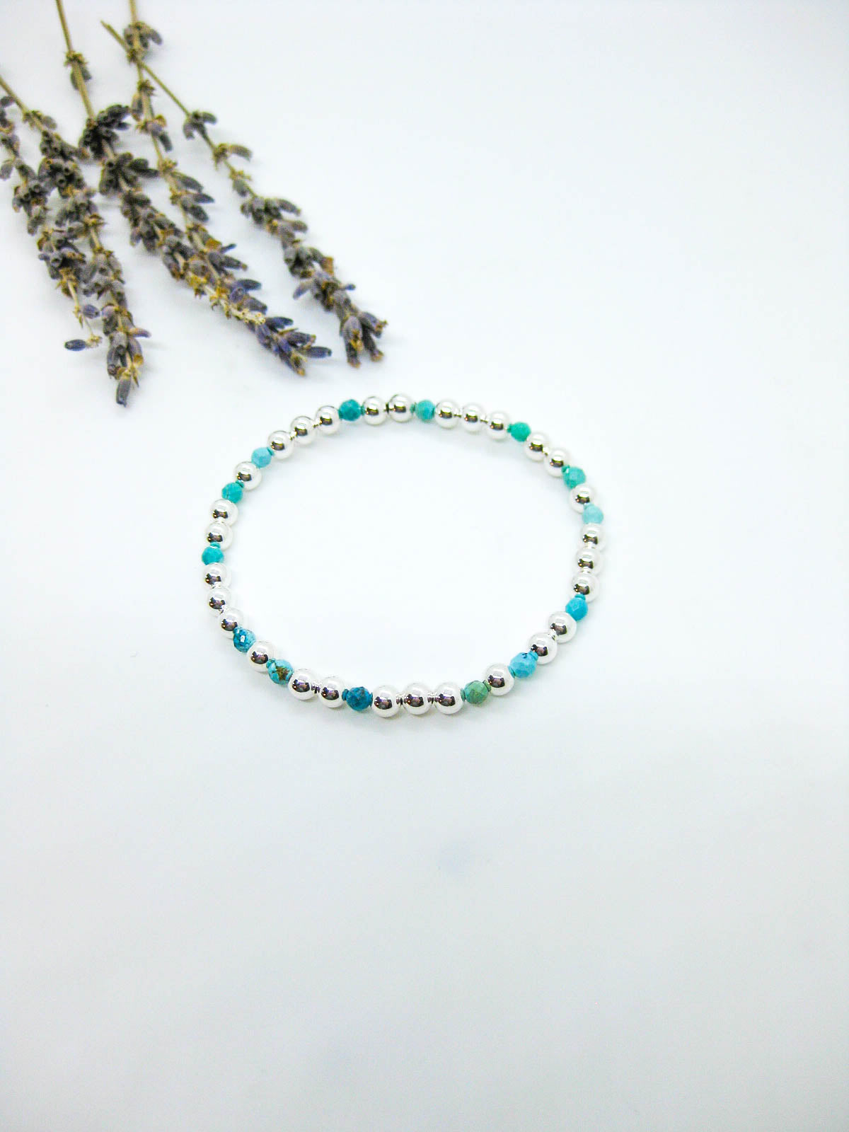 Sage: Turquoise Stretch Bracelet