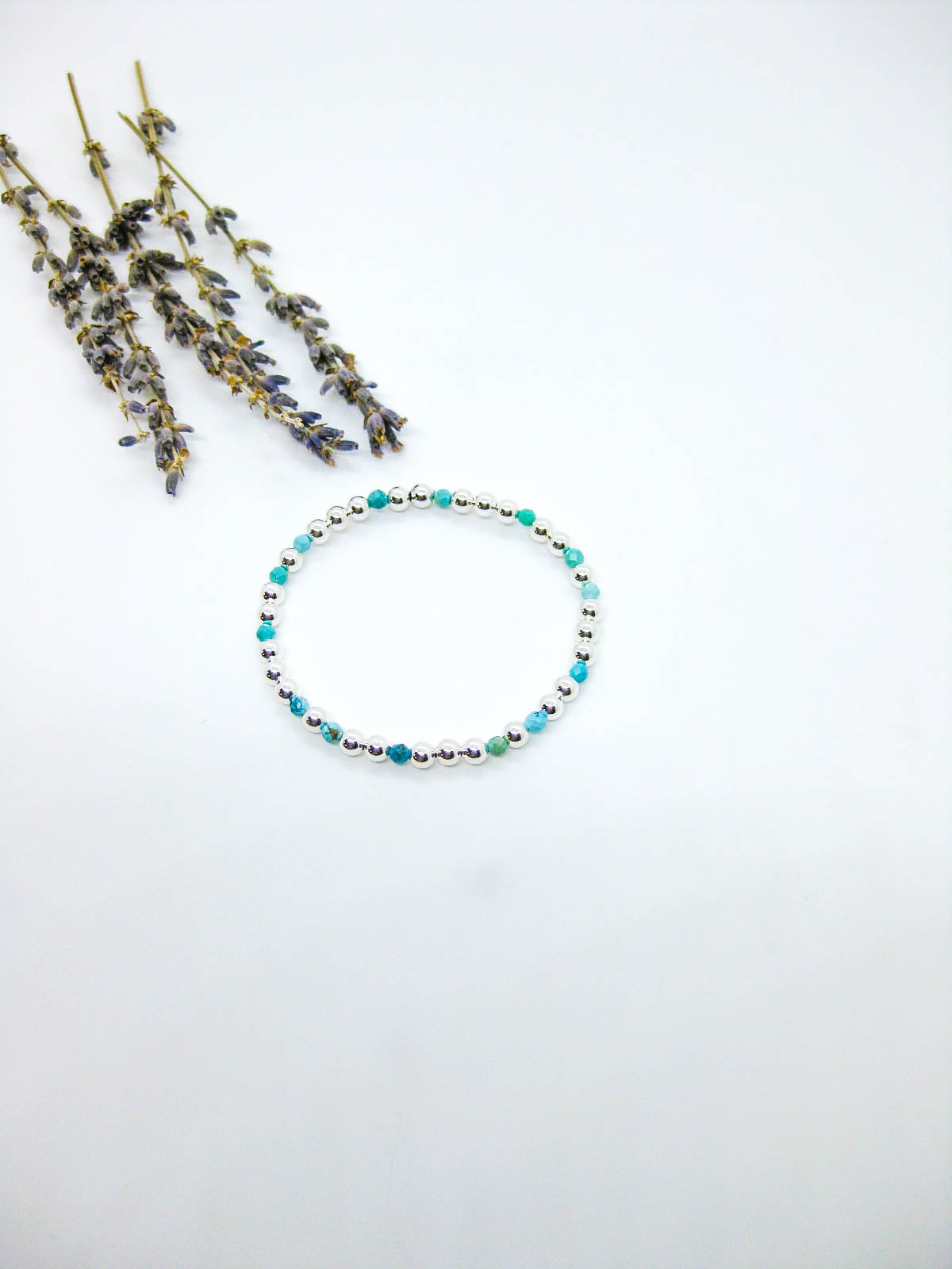 Sage: Turquoise Stretch Bracelet