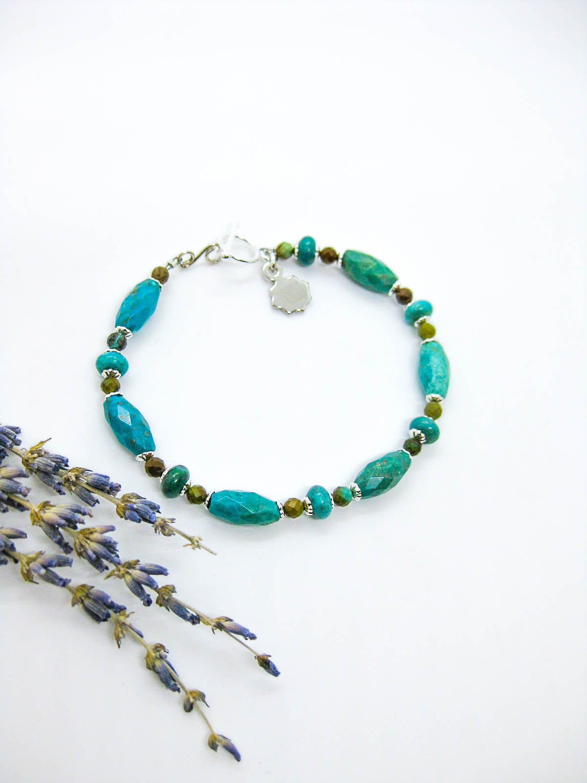 Delphine II: Turquoise Bracelet - b347