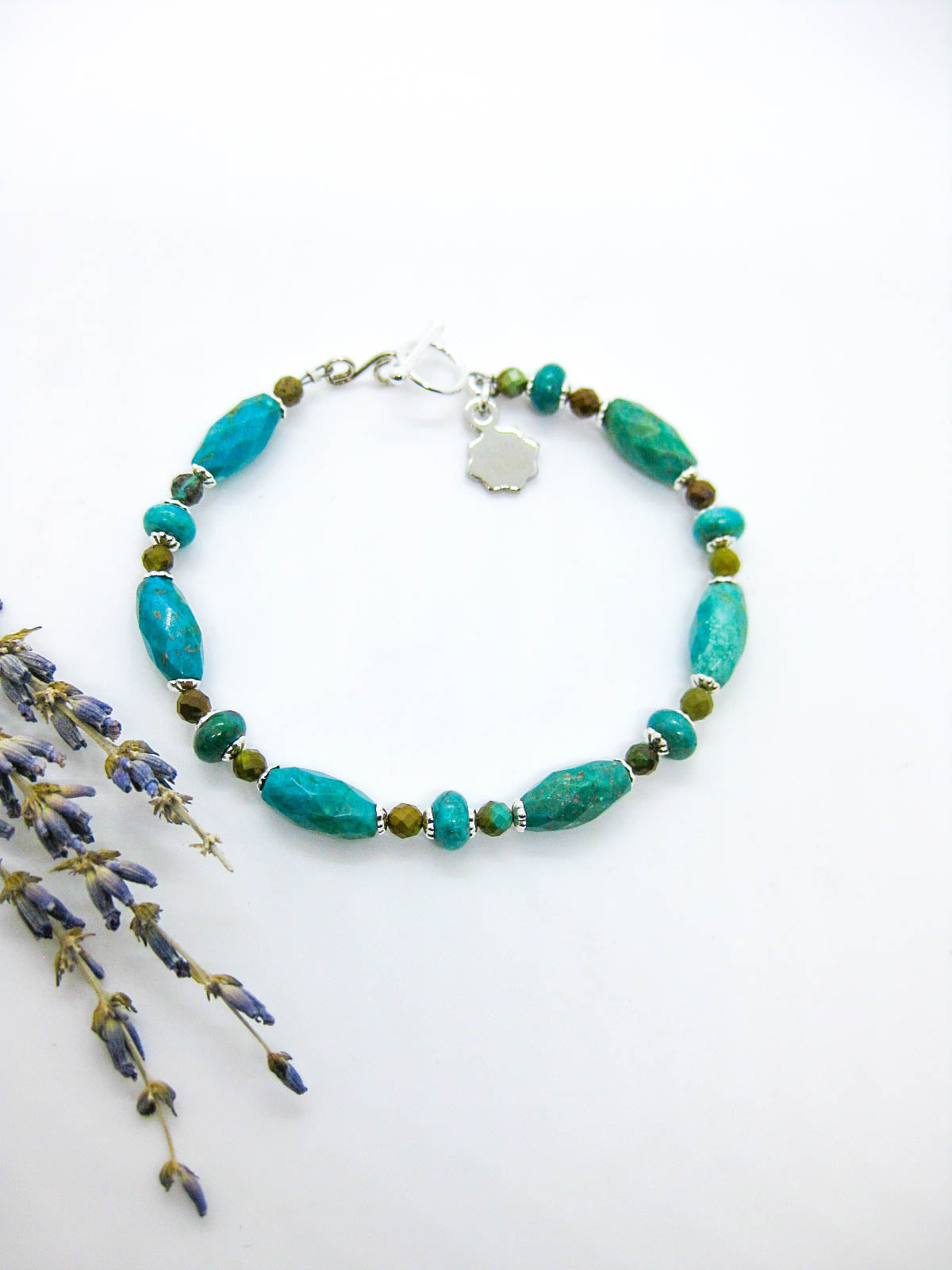 Delphine II: Turquoise Bracelet - b347
