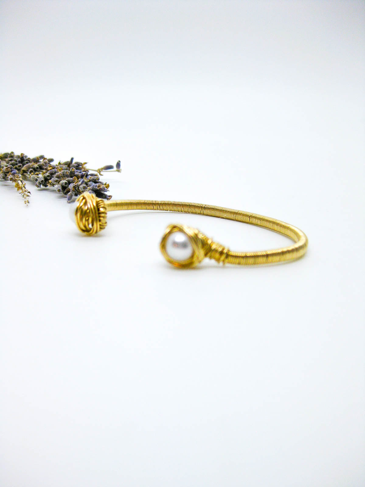 Daffodil: Pearl Cuff Bracelet