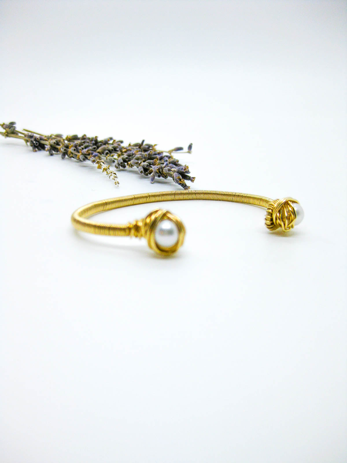 Daffodil: Pearl Cuff Bracelet