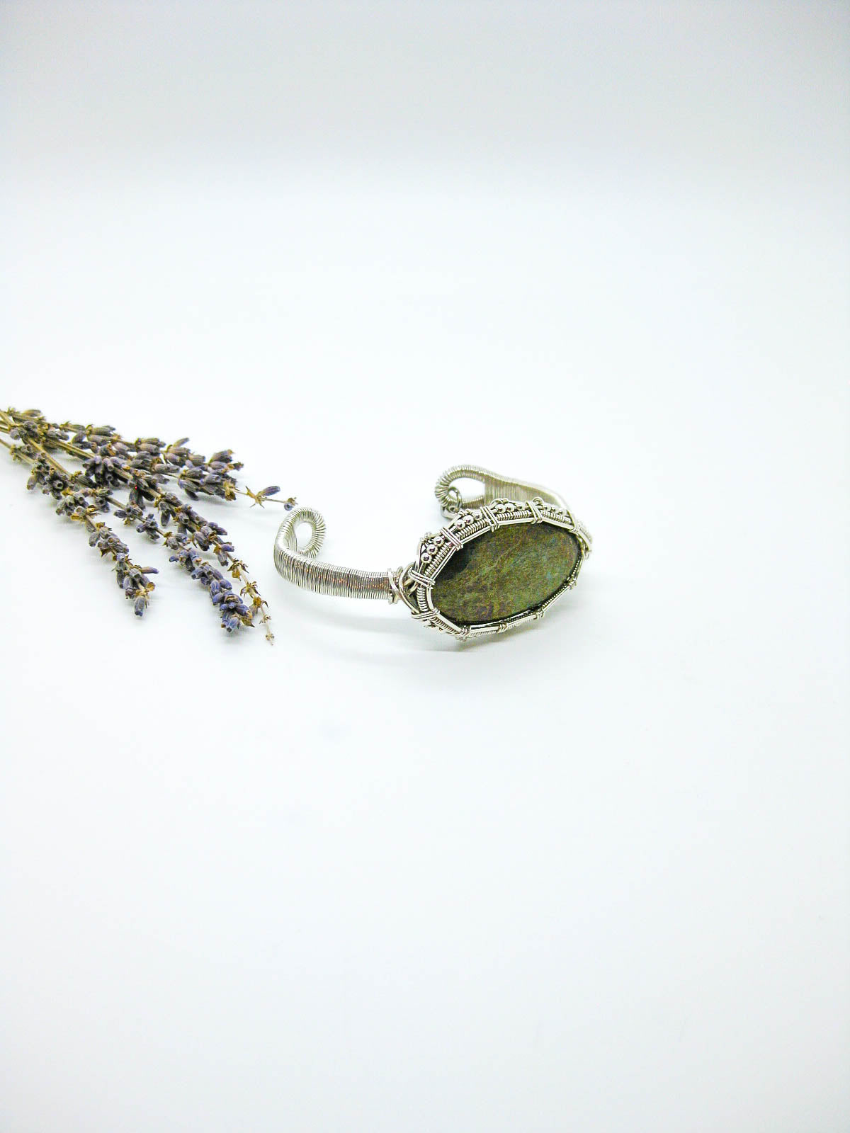 Rose: Pyrite Cuff Bracelet - OAK