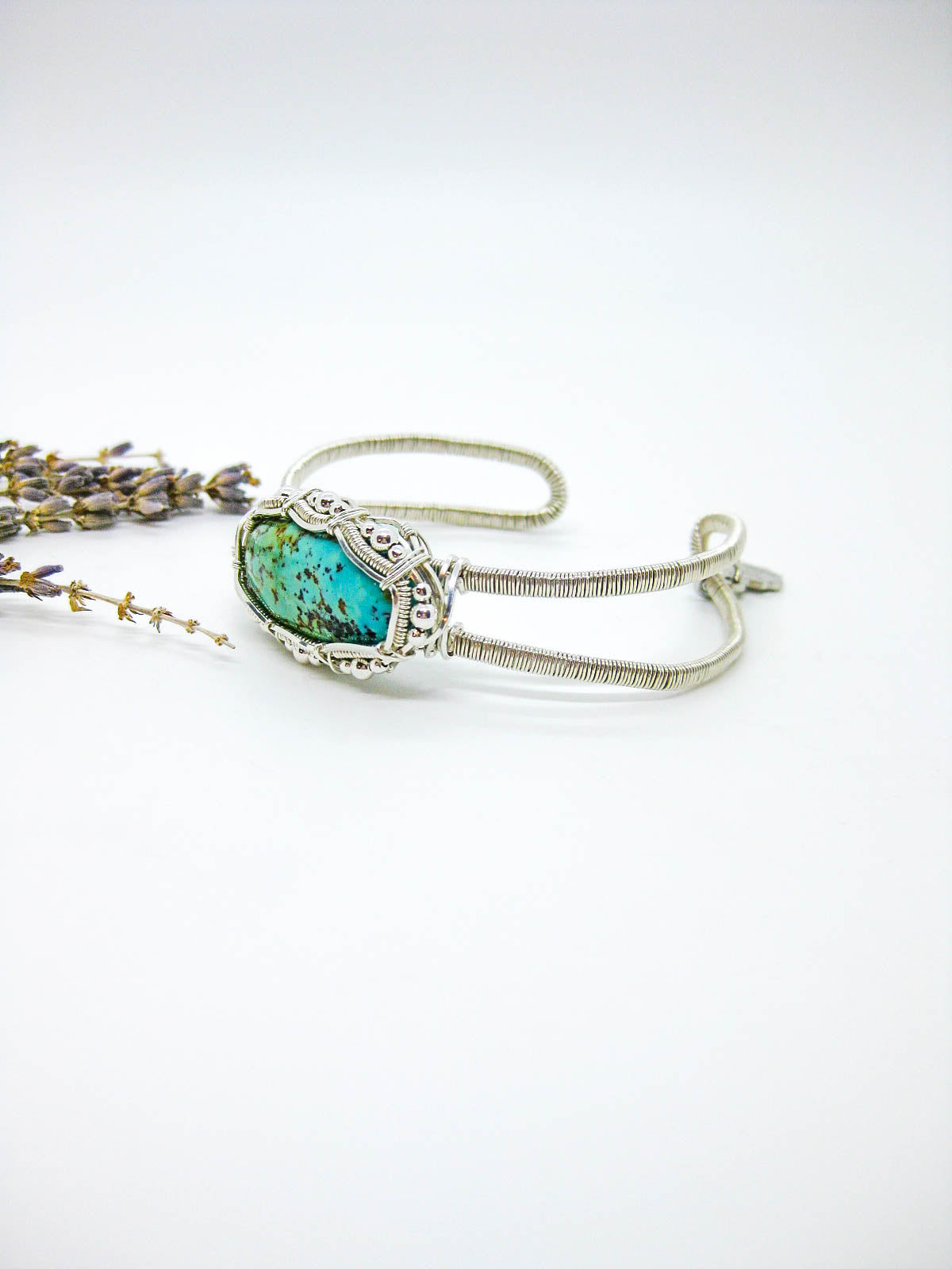 Rose: Turquoise Cuff Bracelet - OAK