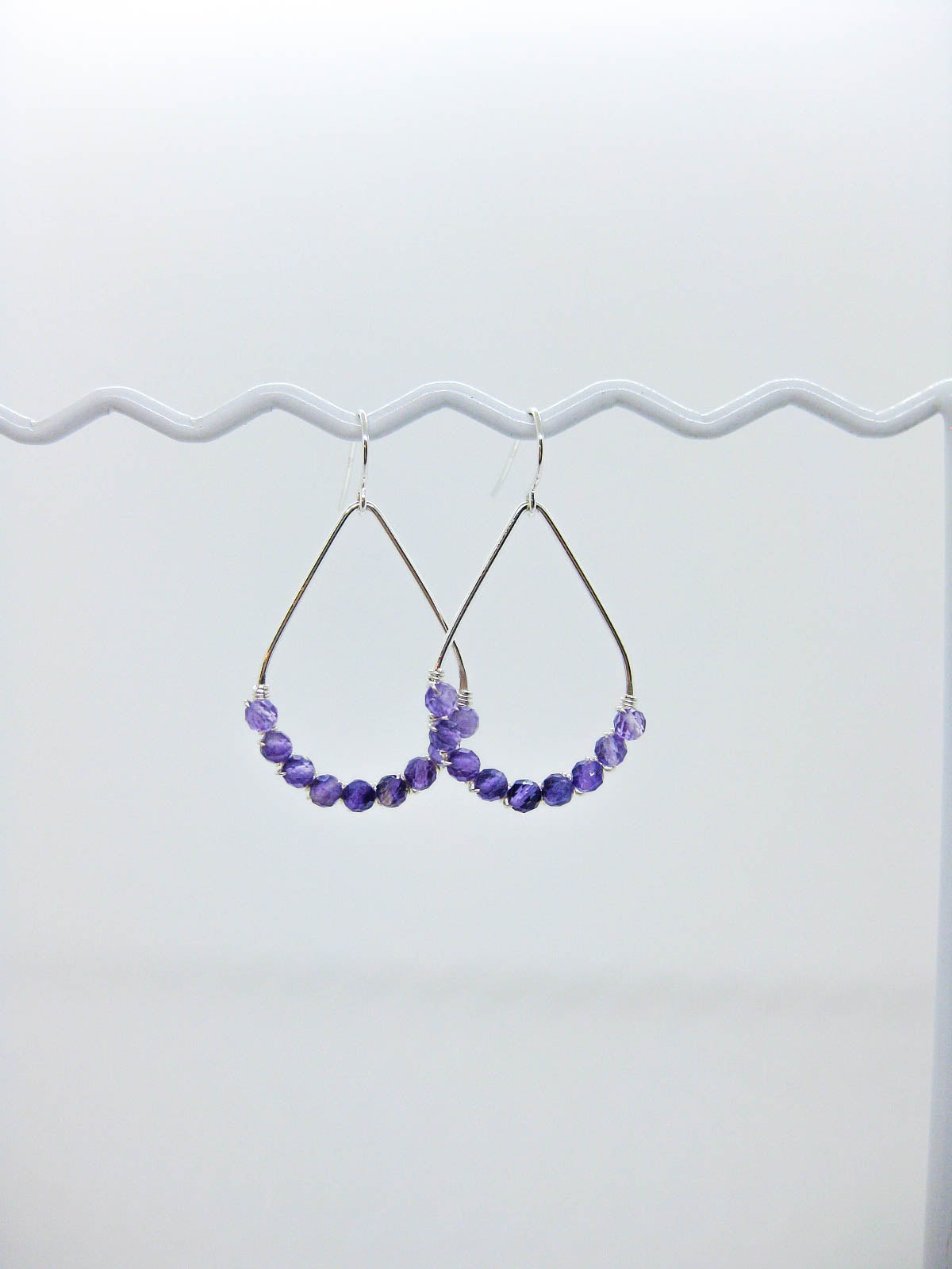 Bluebell: Amethyst Earrings