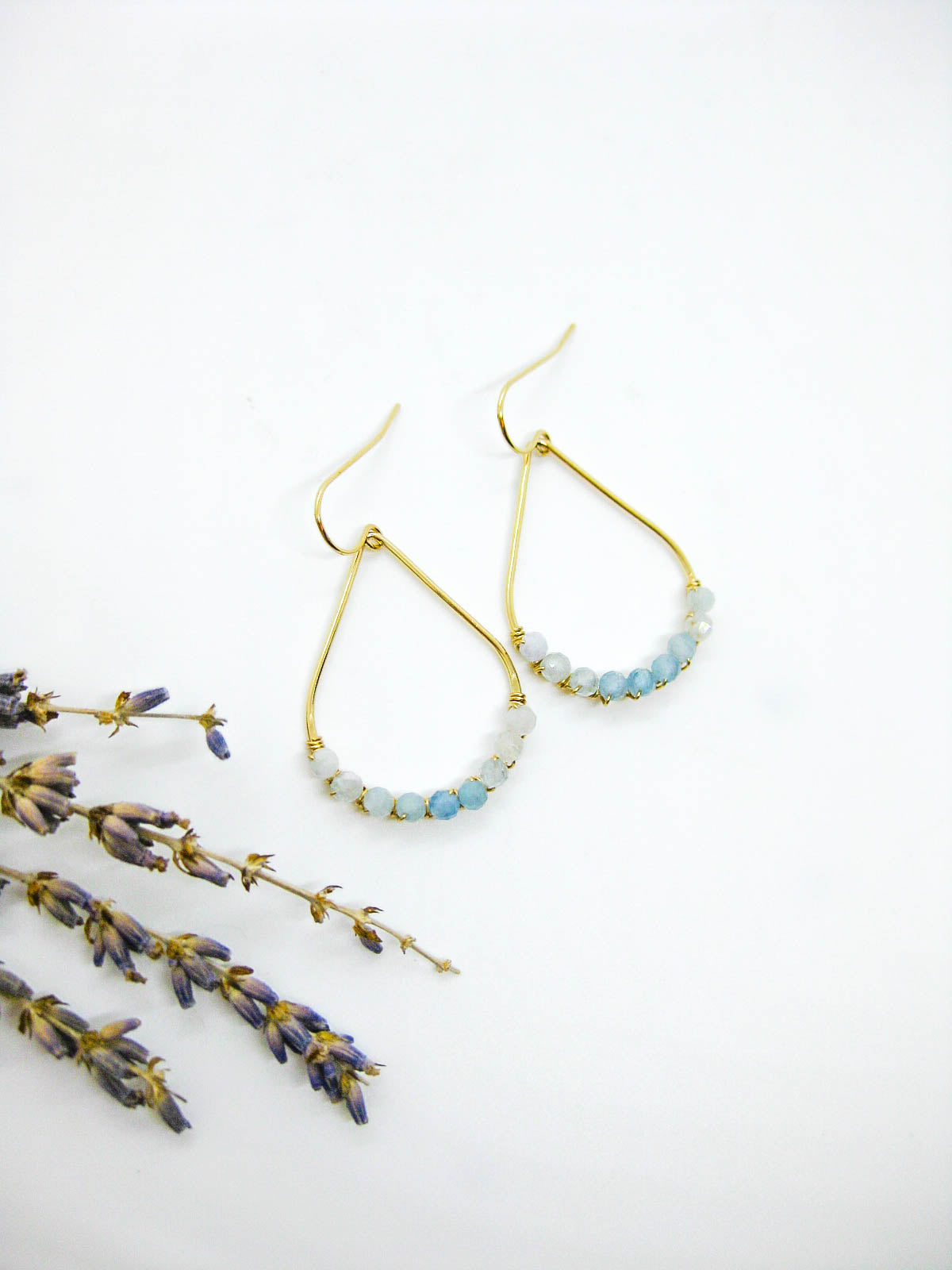 Bluebell: Aquamarine Earrings