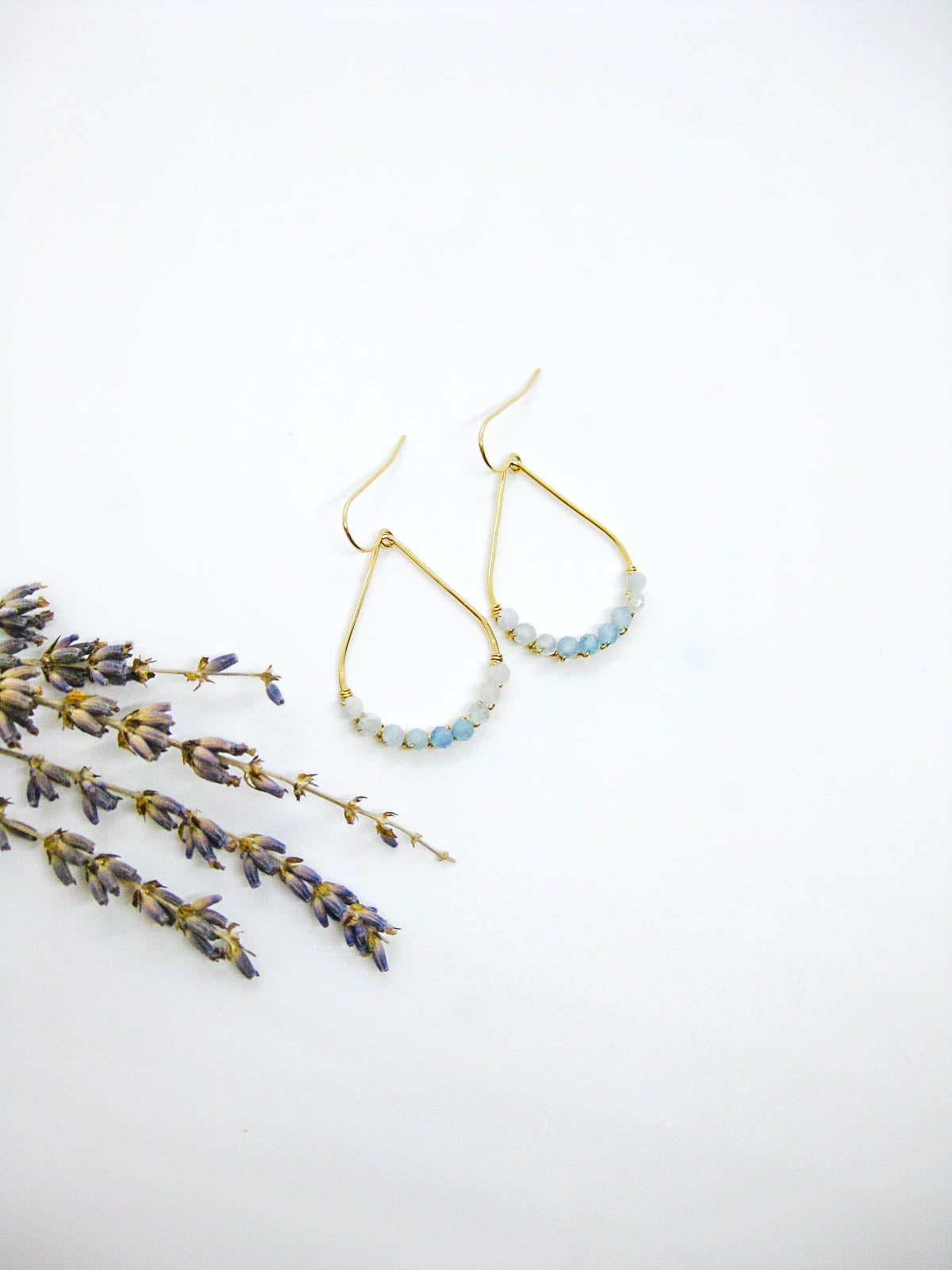 Bluebell: Aquamarine Earrings