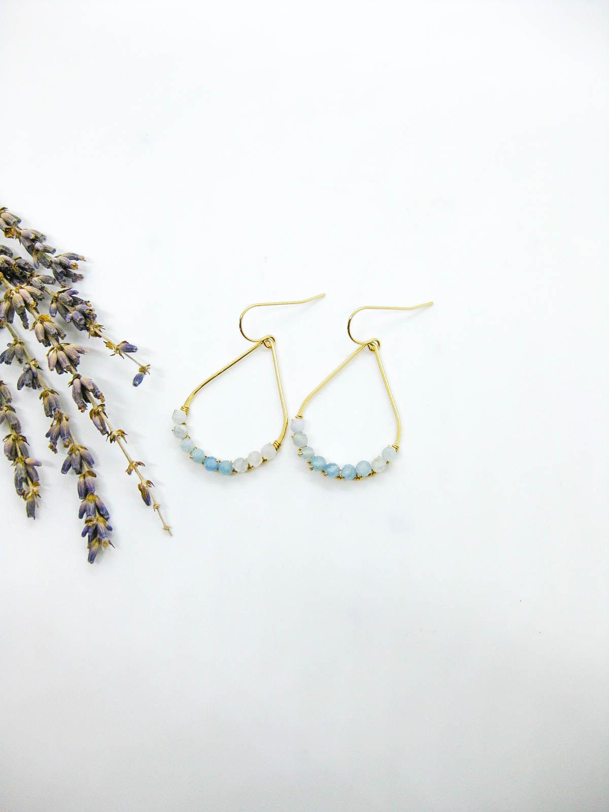 Bluebell: Aquamarine Earrings