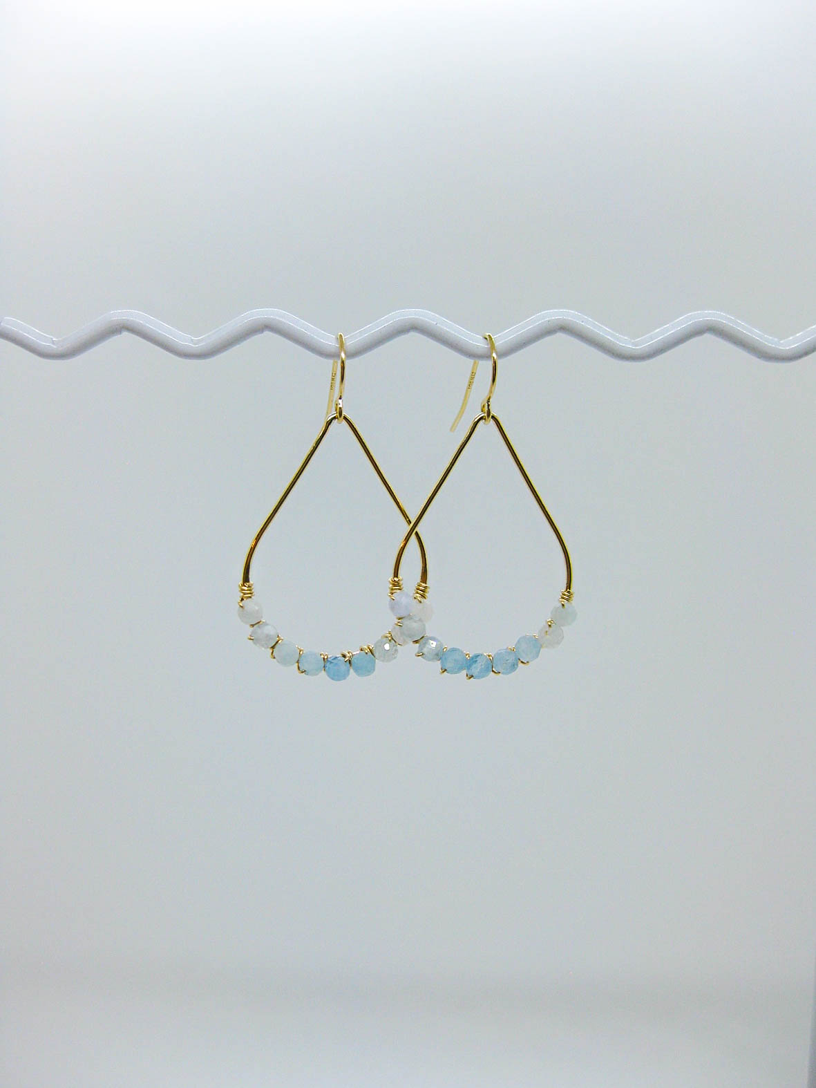 Bluebell: Aquamarine Earrings