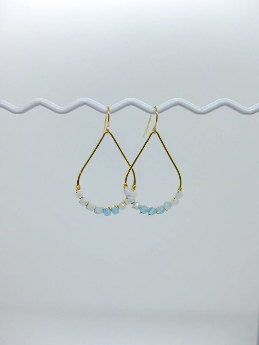 Bluebell: Aquamarine Earrings