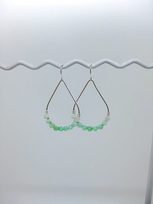 Bluebell: Chrysoprase Earrings