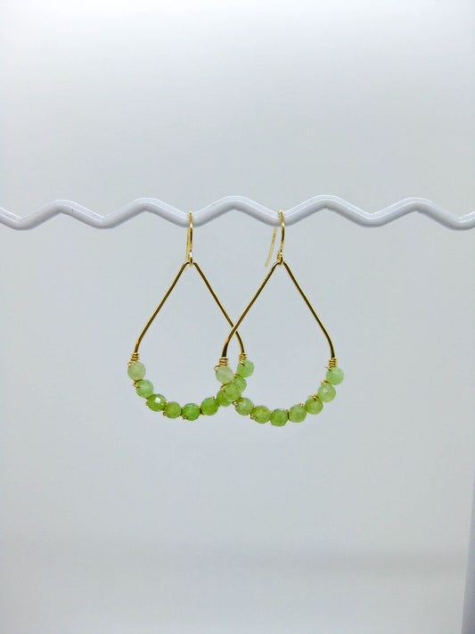 Bluebell: Jade Earrings