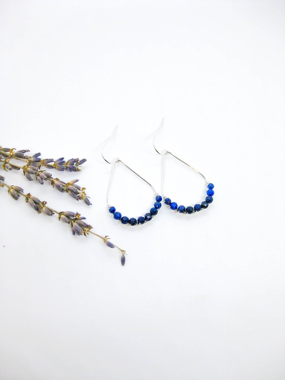 Bluebell: Lapis Earrings