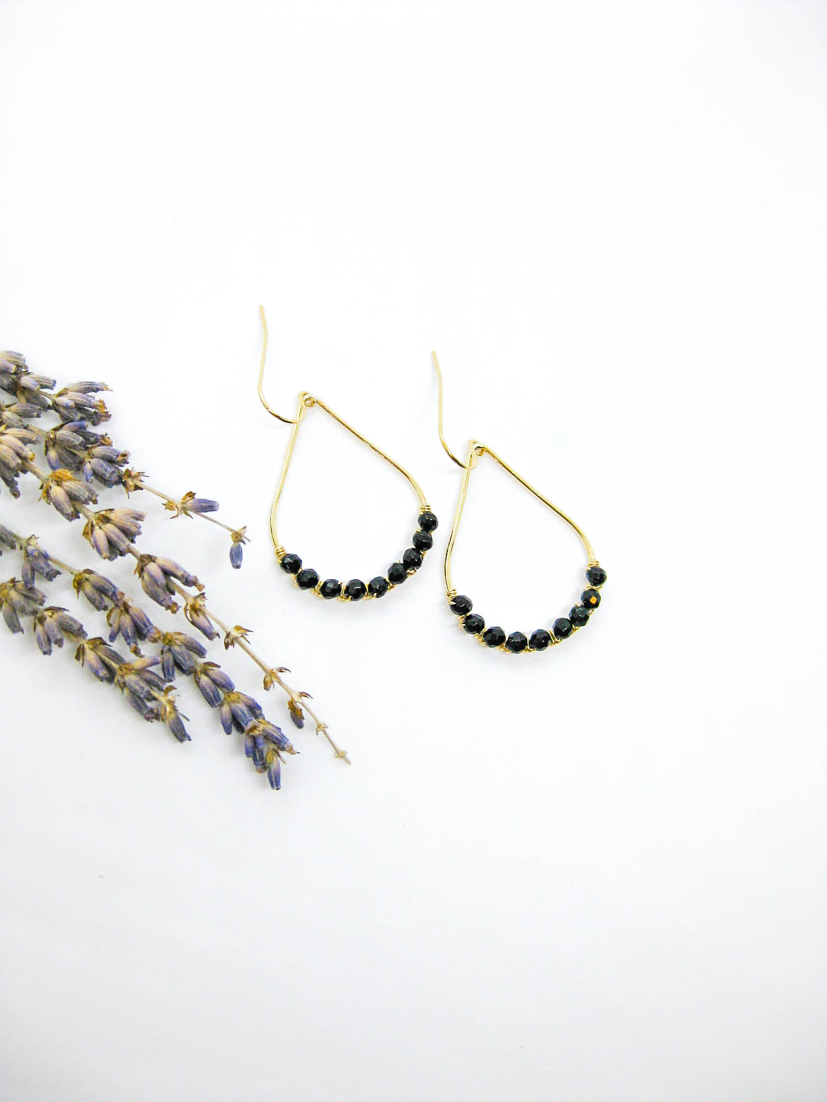 Bluebell: Onyx Earrings