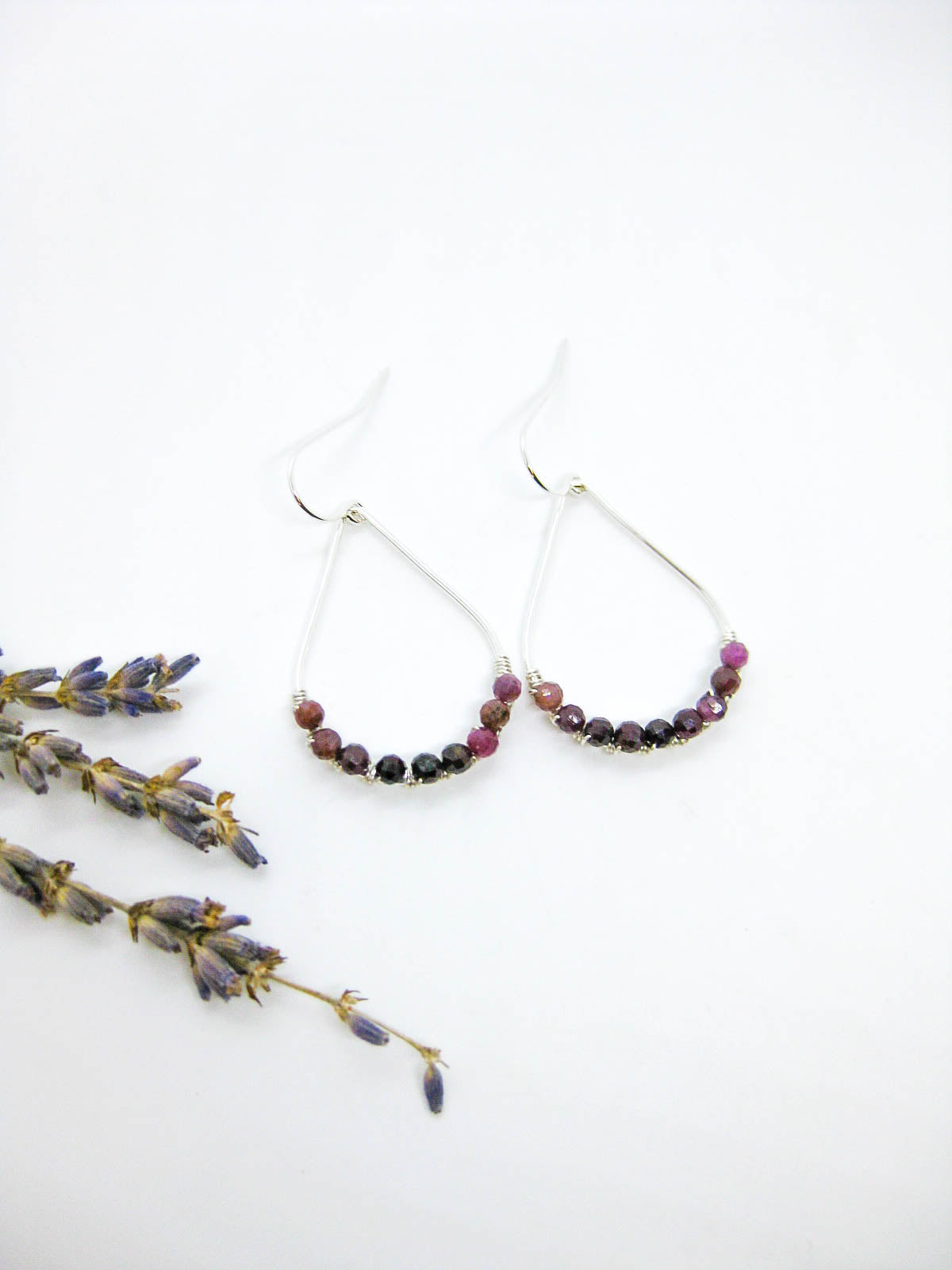 Bluebell: Ruby Earrings