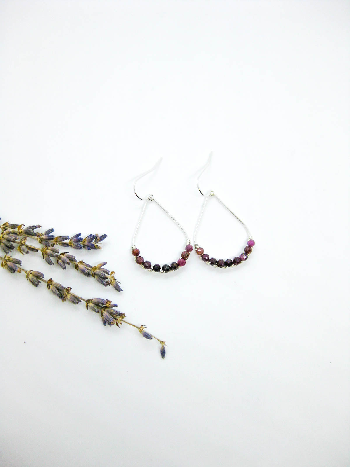 Bluebell: Ruby Earrings