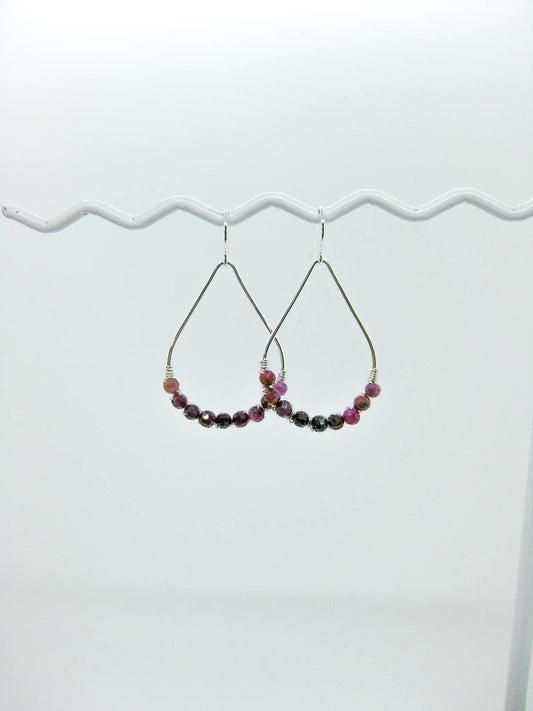 Bluebell: Ruby Earrings