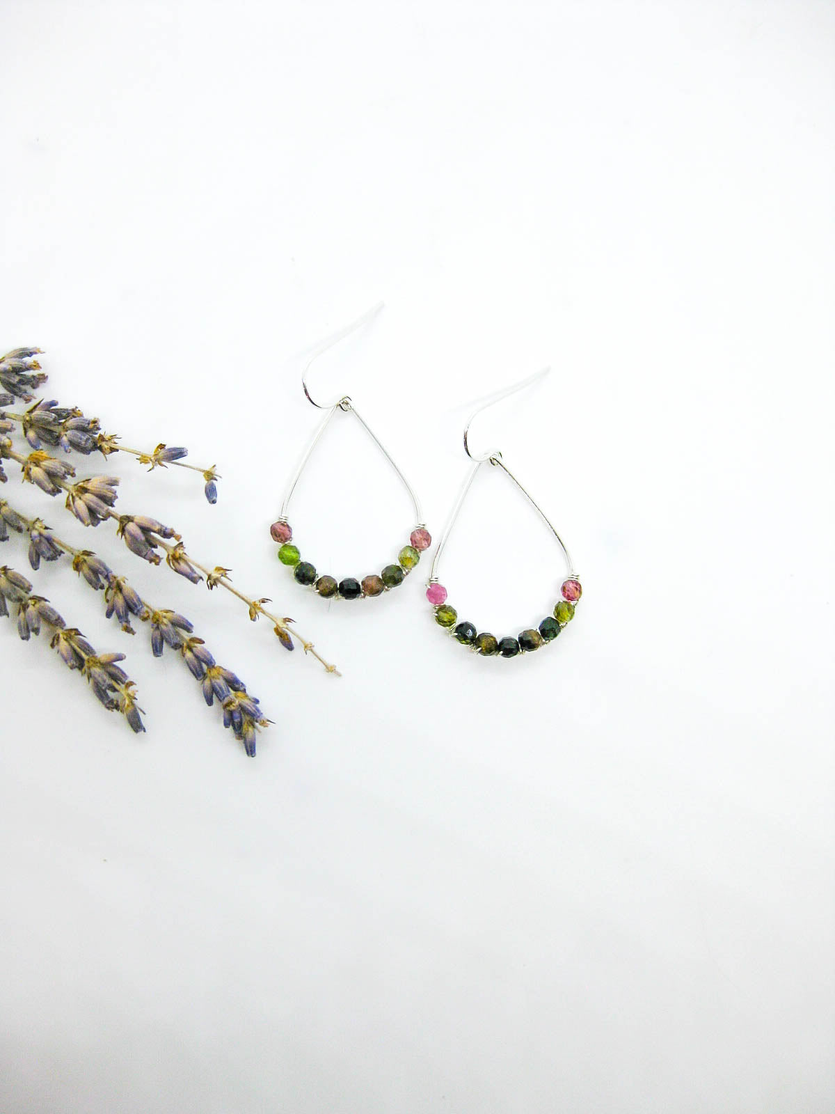 Bluebell: Tourmaline Earrings