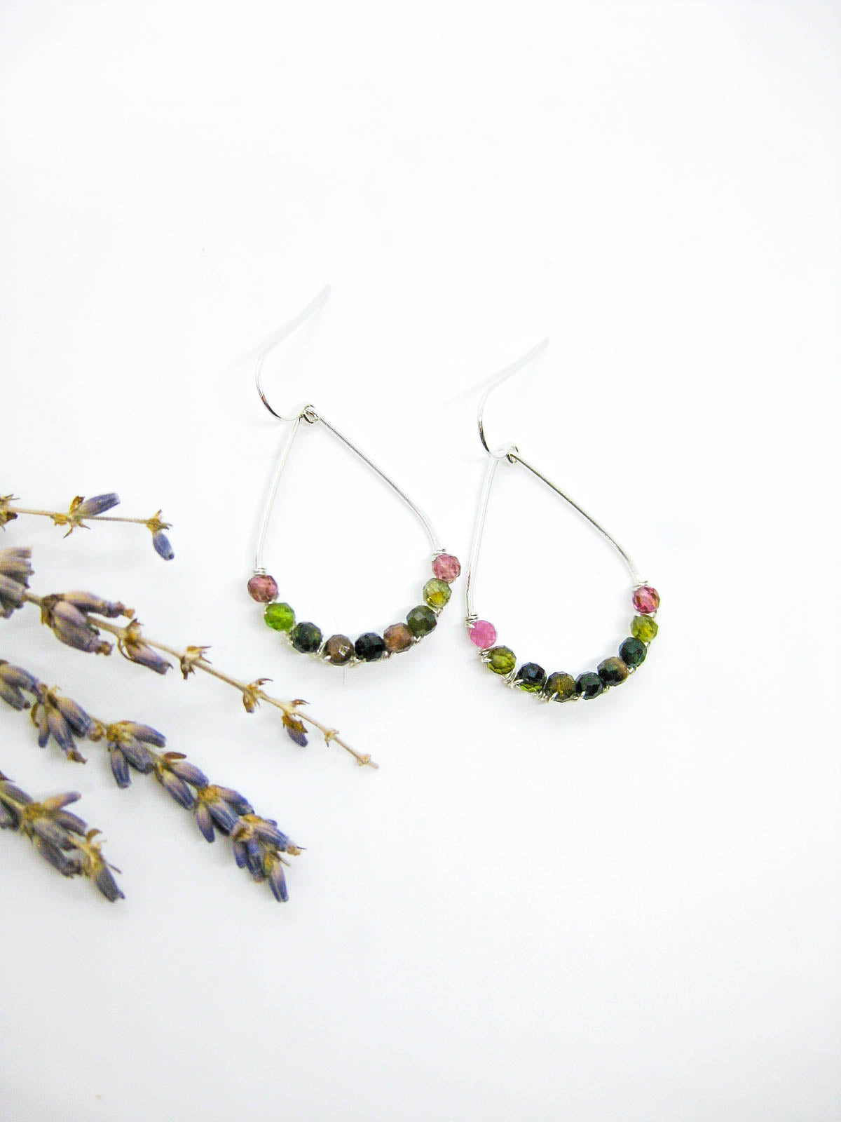 Bluebell: Tourmaline Earrings