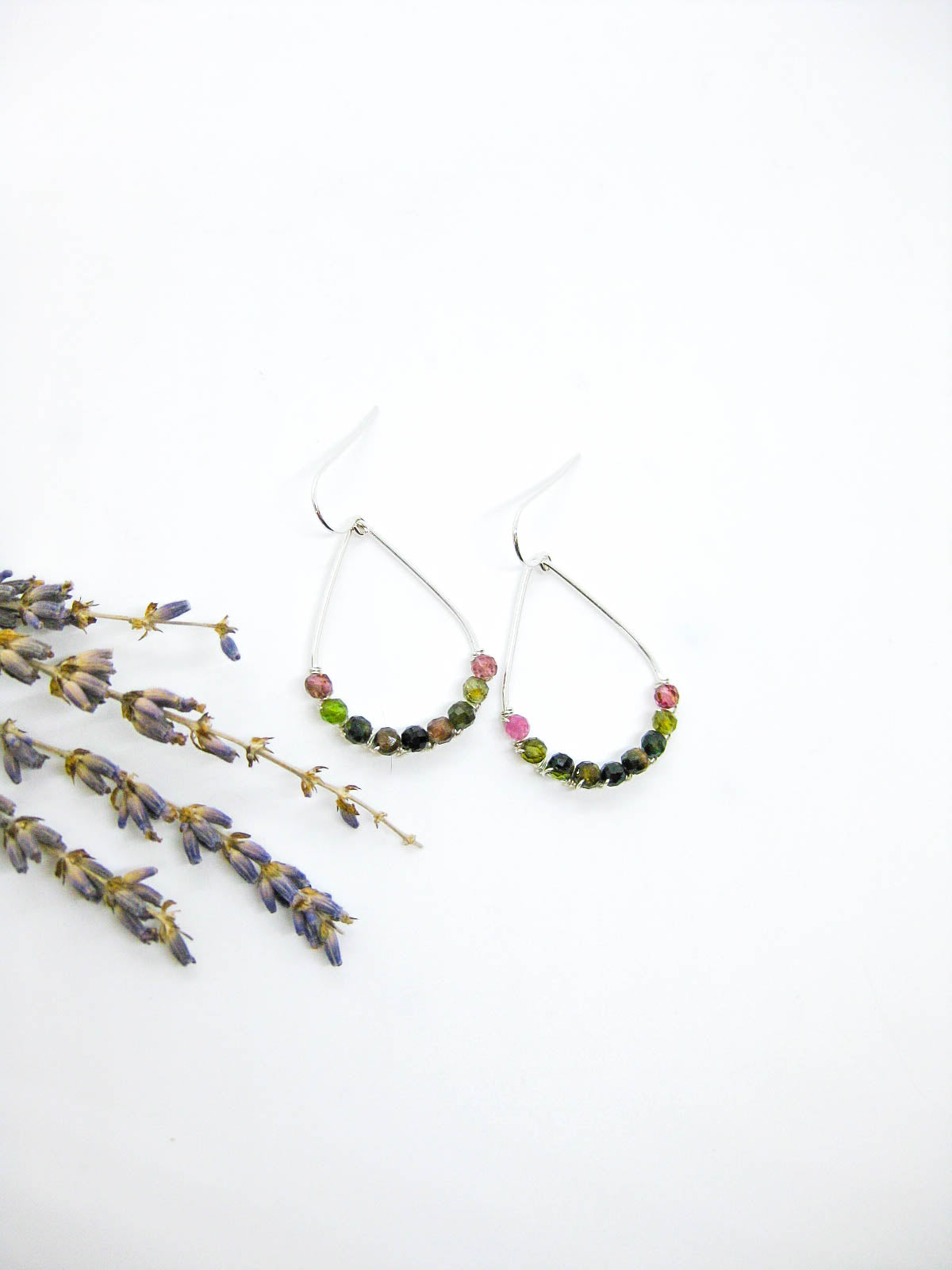 Bluebell: Tourmaline Earrings