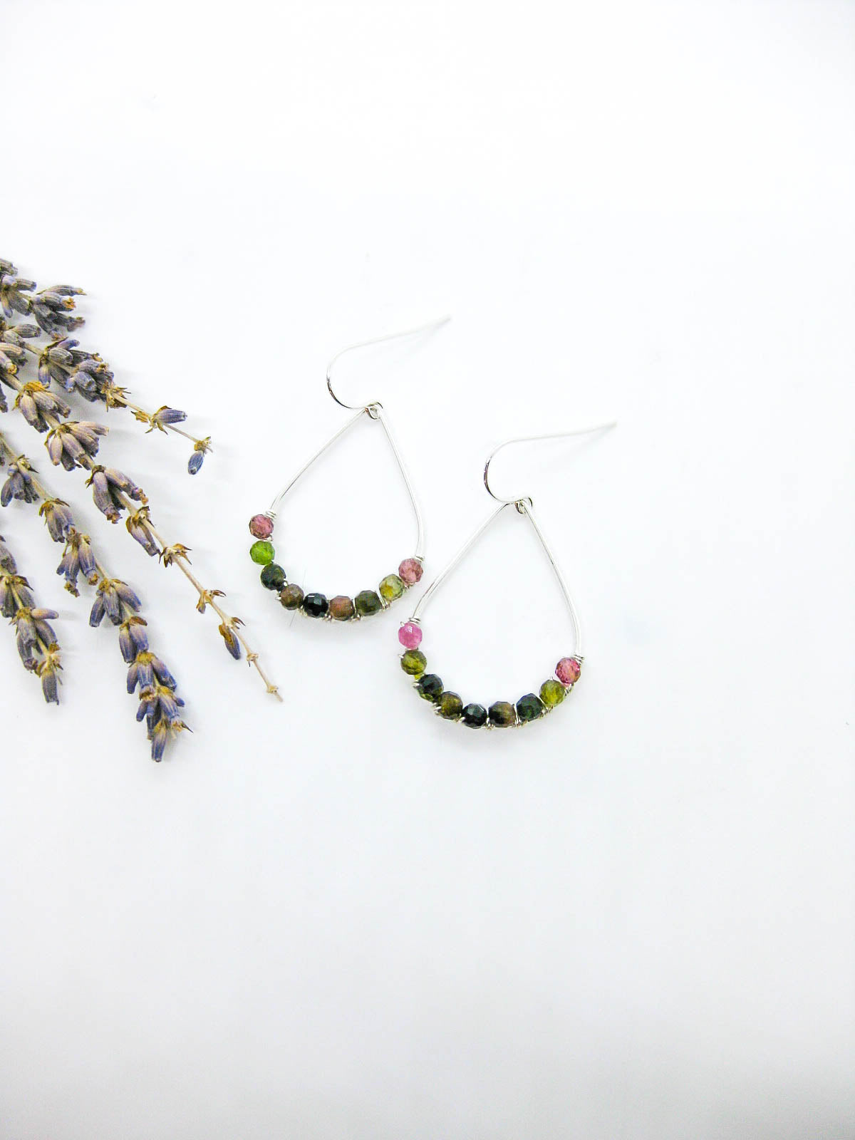 Bluebell: Tourmaline Earrings