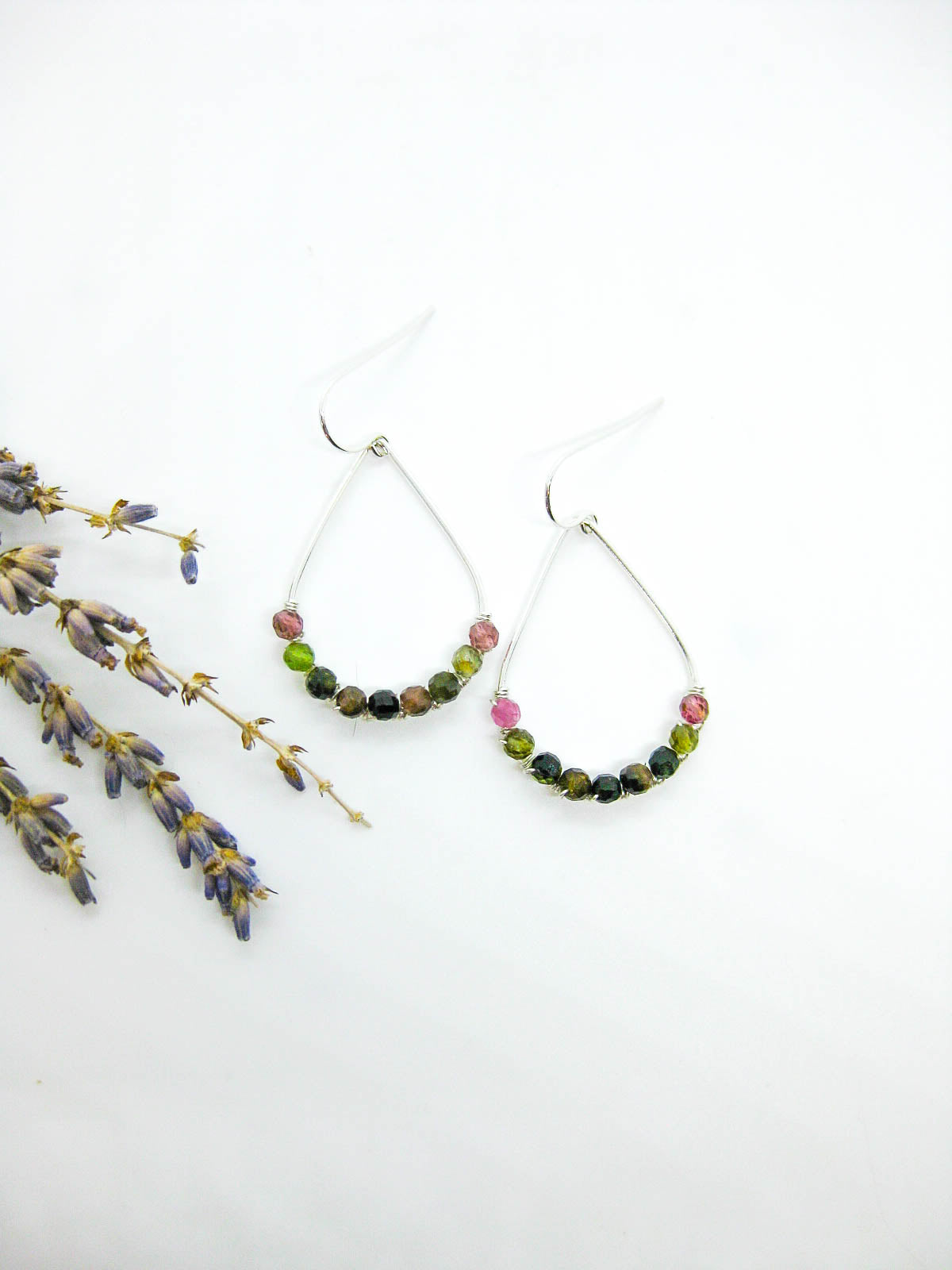Bluebell: Tourmaline Earrings