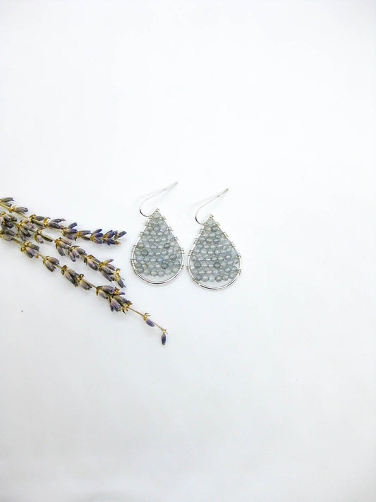 Byrony: Labradorite Earrings