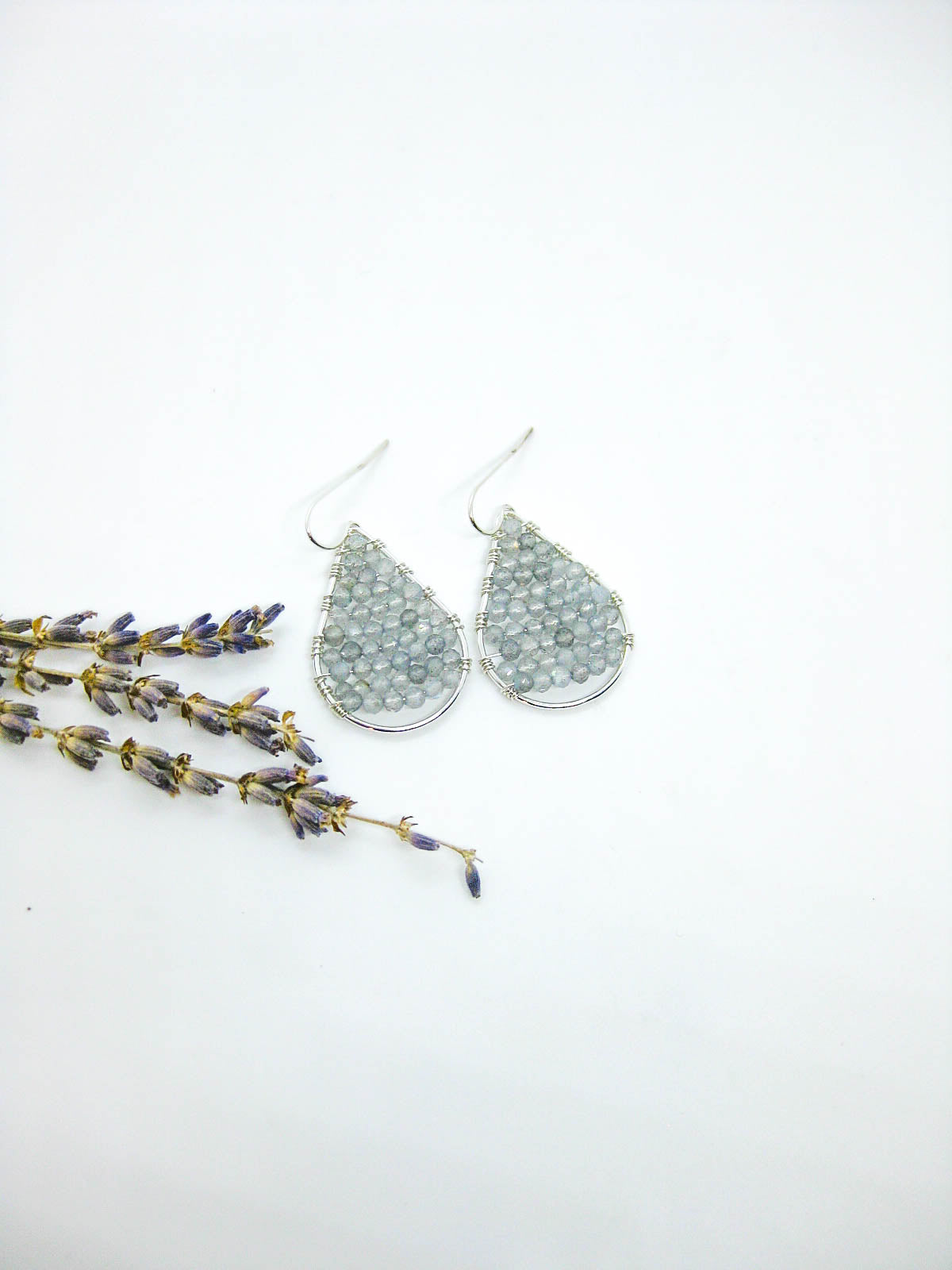 Byrony: Labradorite Earrings