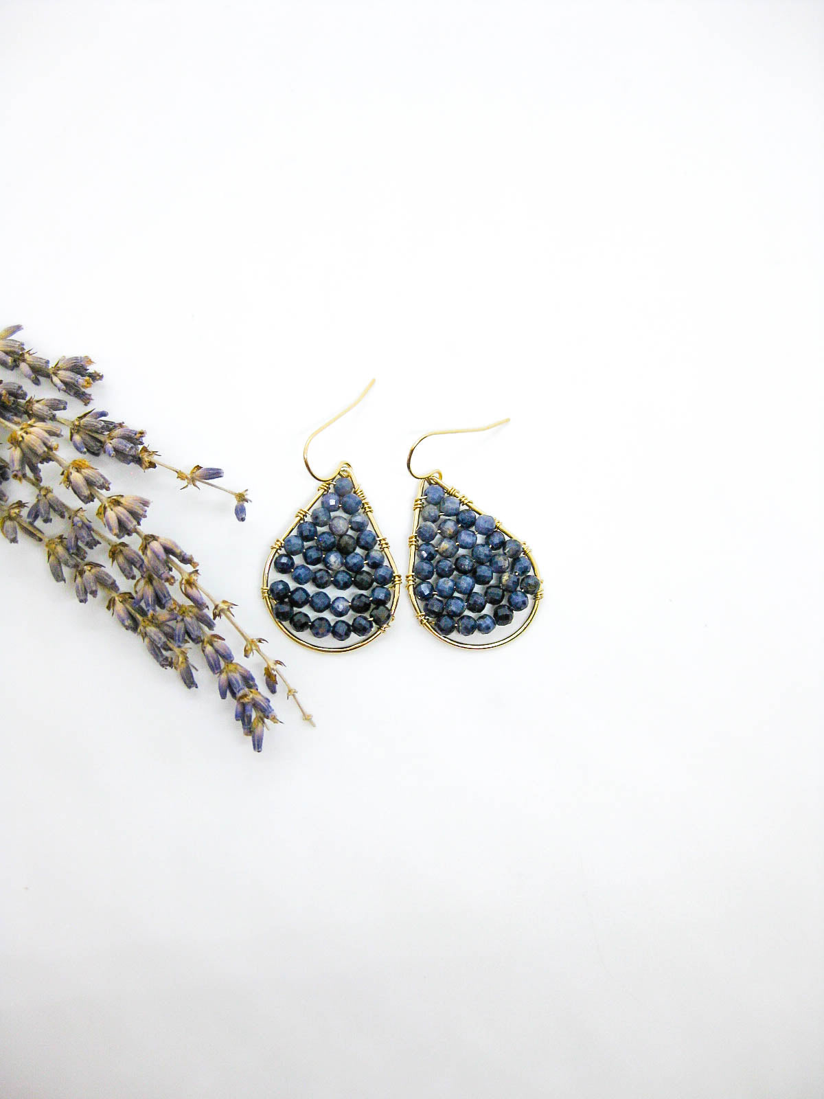 Byrony: Sapphire Earrings