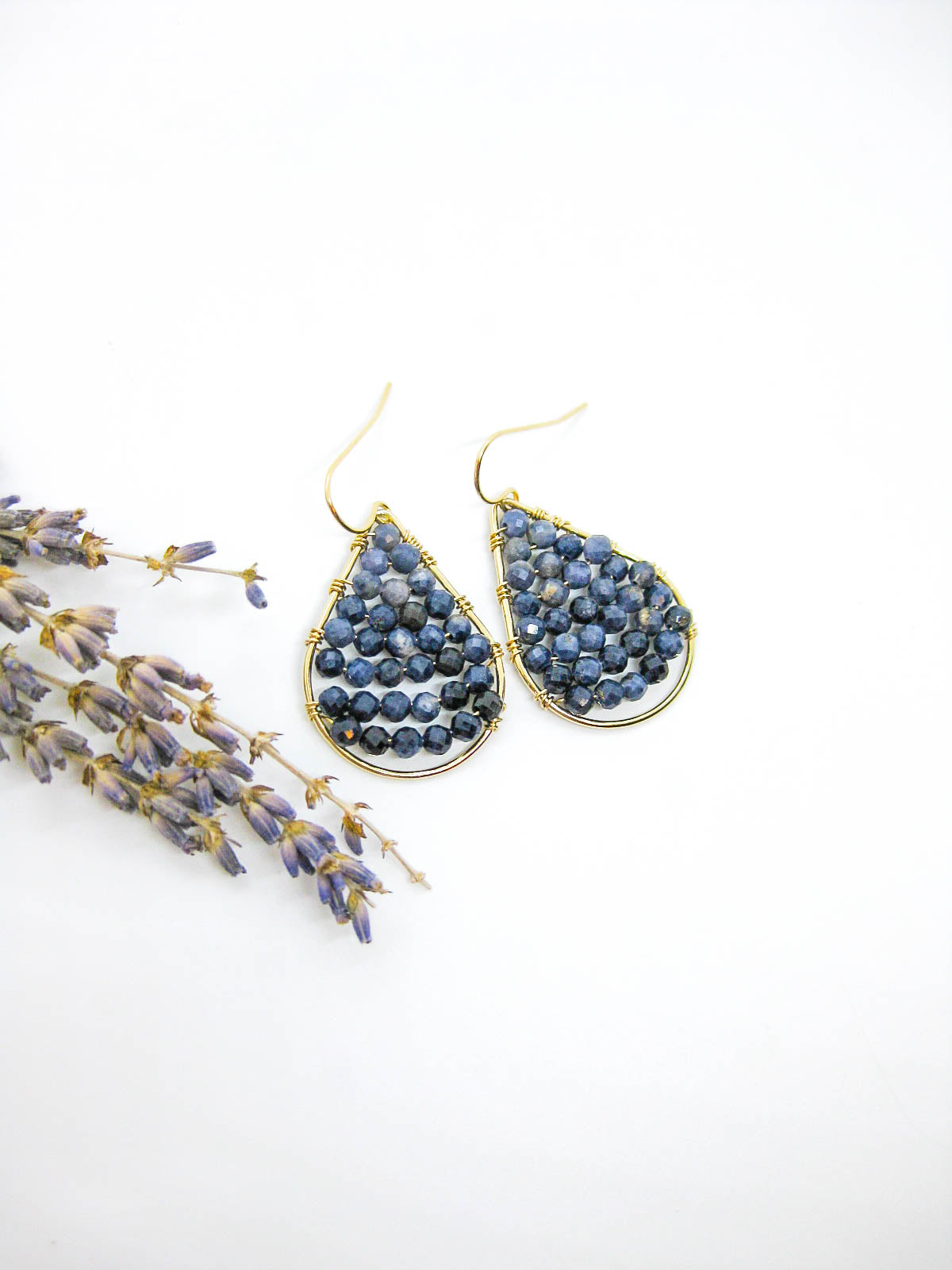 Byrony: Sapphire Earrings