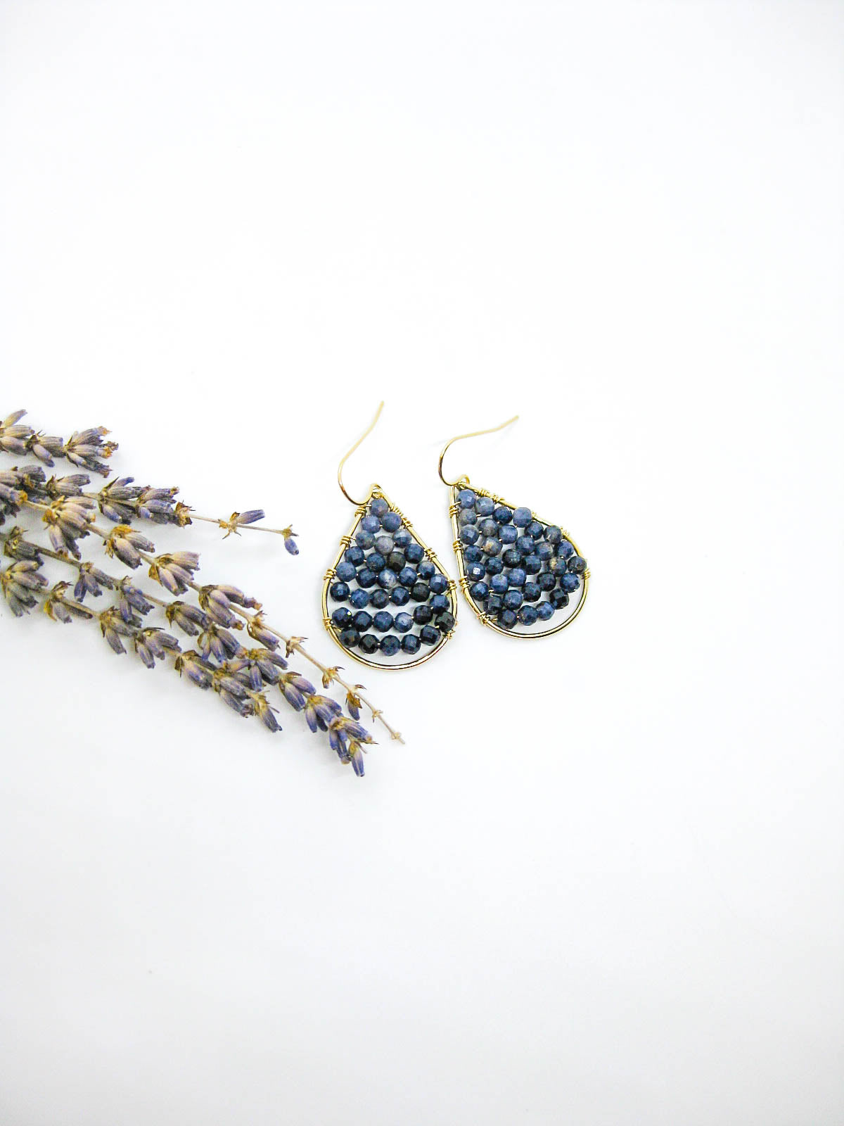 Byrony: Sapphire Earrings
