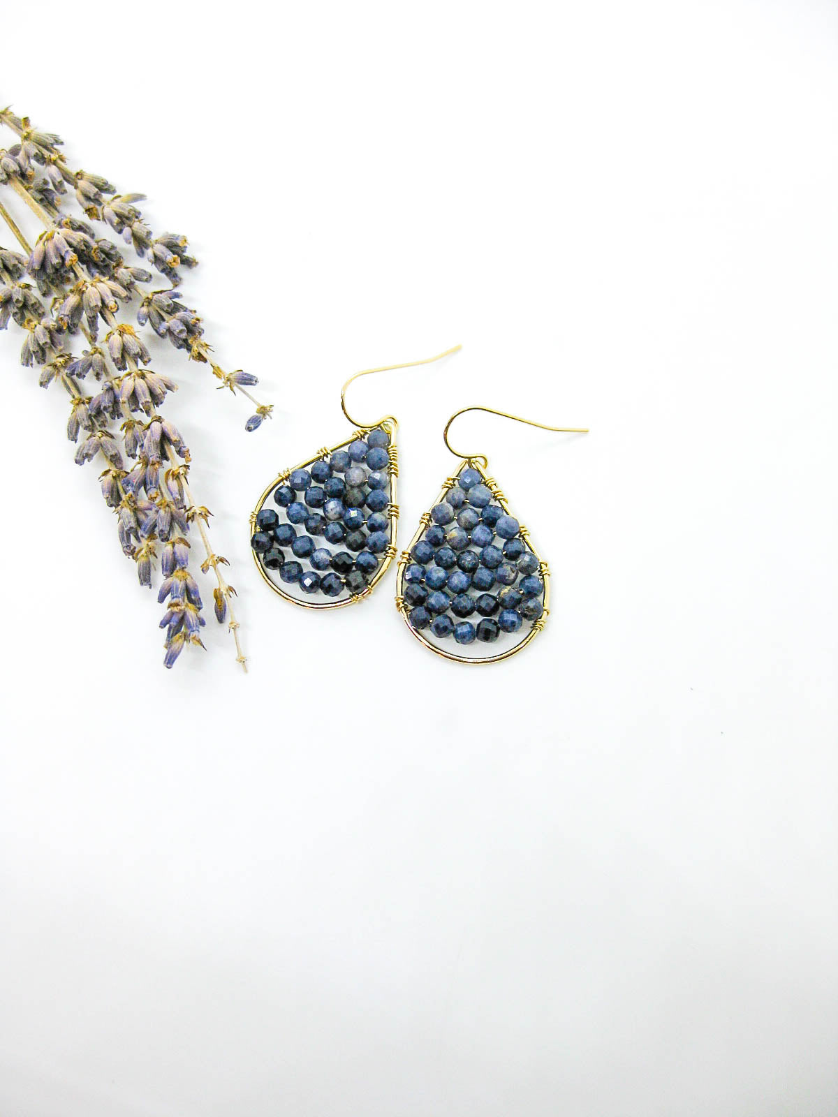 Byrony: Sapphire Earrings