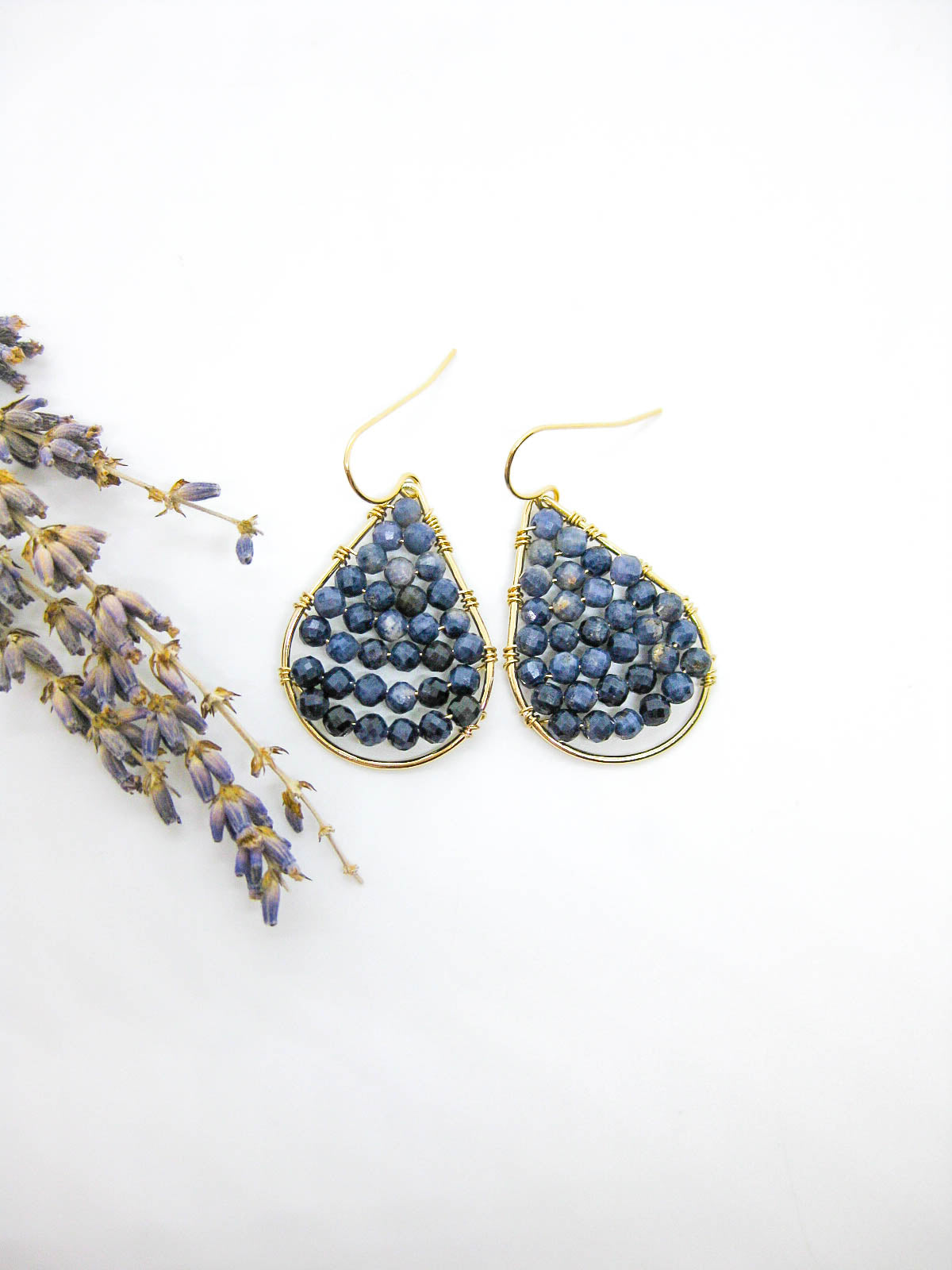 Byrony: Sapphire Earrings
