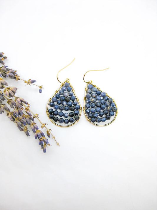 Byrony: Sapphire Earrings