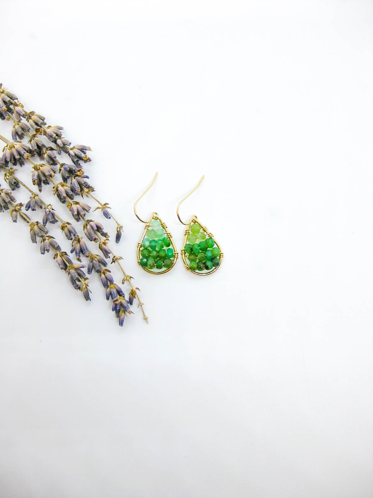 Cassia: Chrysoprase Earrings
