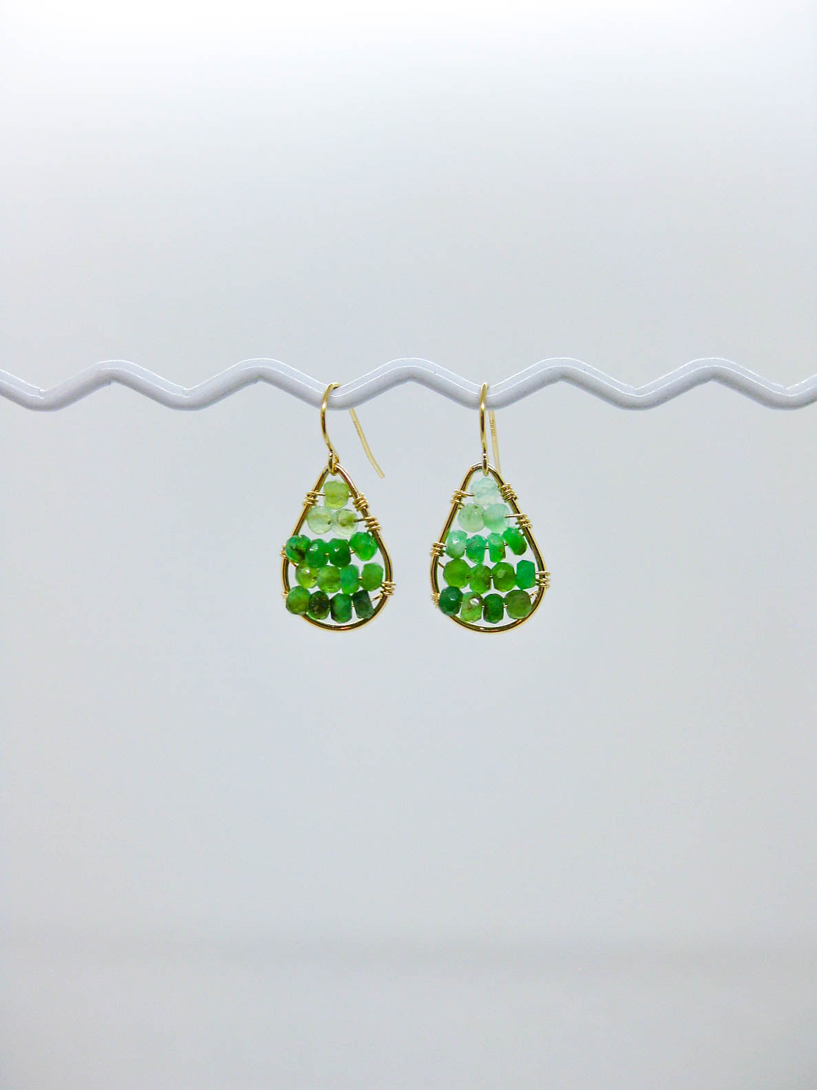 Cassia: Chrysoprase Earrings