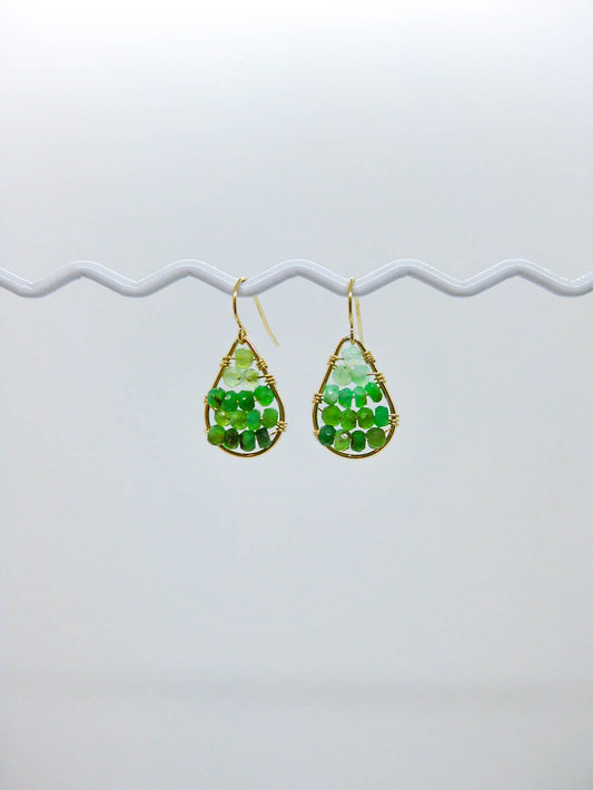 Cassia: Chrysoprase Earrings