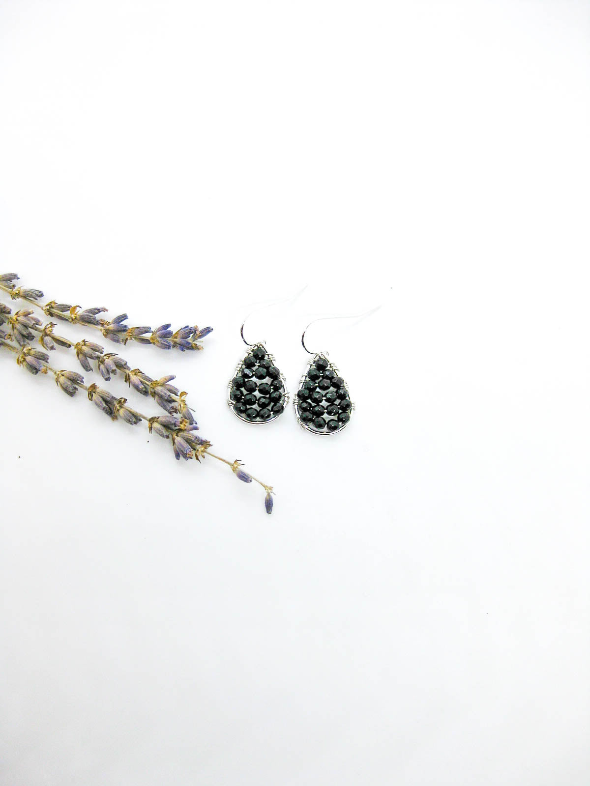 Cassia: Onyx Earrings
