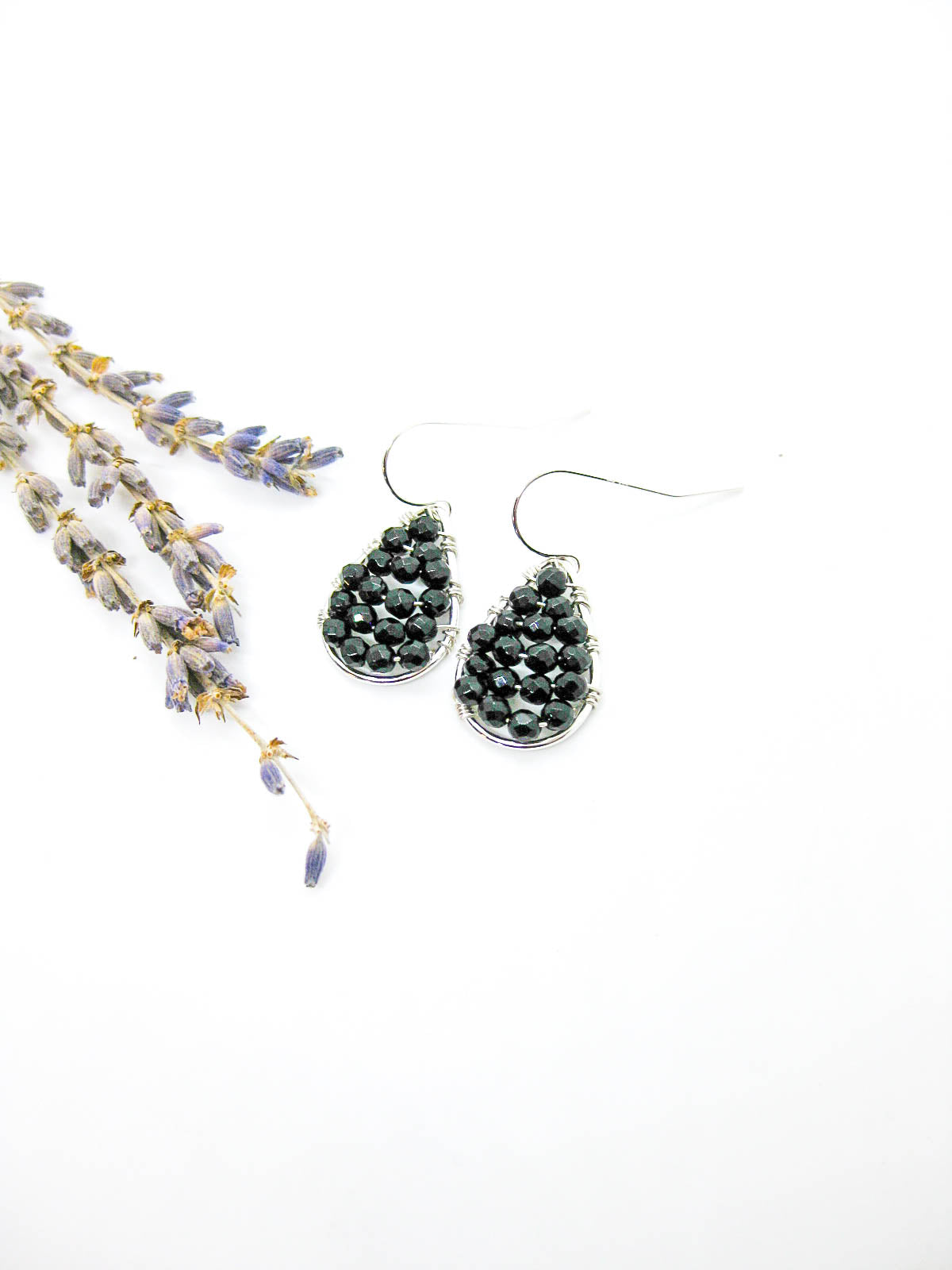 Cassia: Onyx Earrings