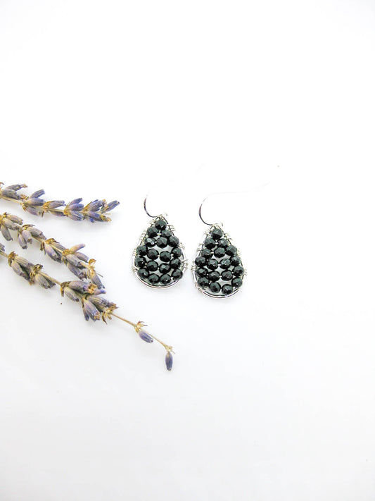Cassia: Onyx Earrings
