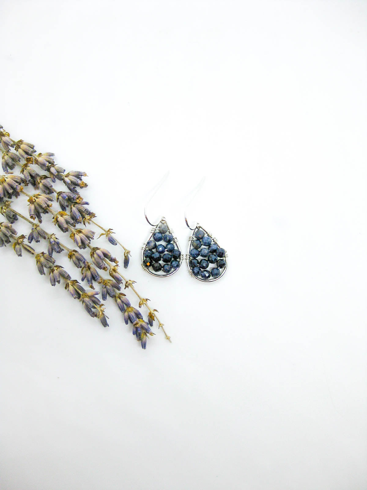 Cassia: Sapphire Earrings