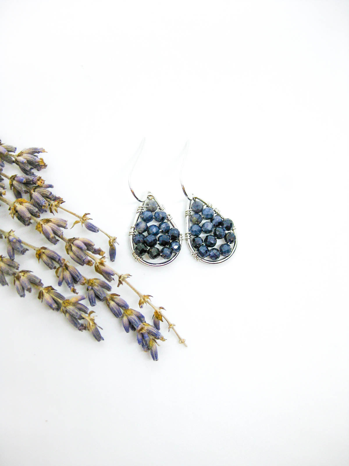 Cassia: Sapphire Earrings