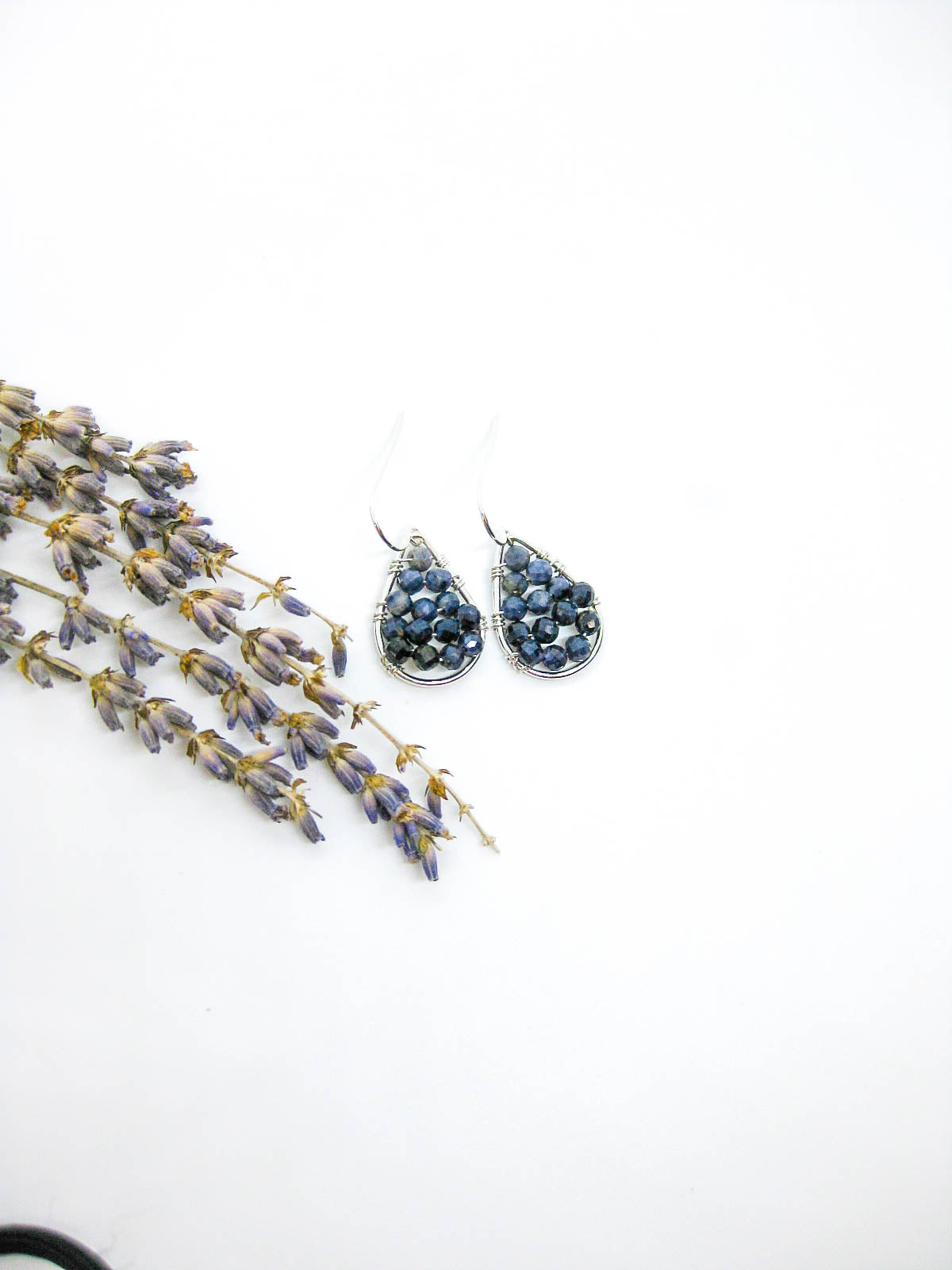 Cassia: Sapphire Earrings