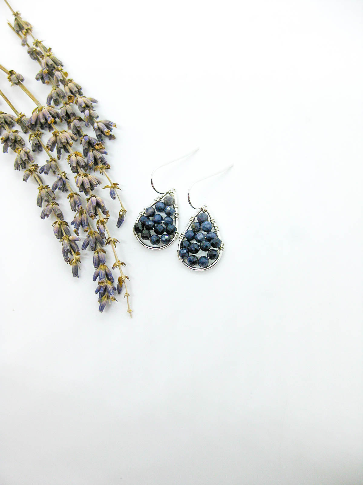 Cassia: Sapphire Earrings