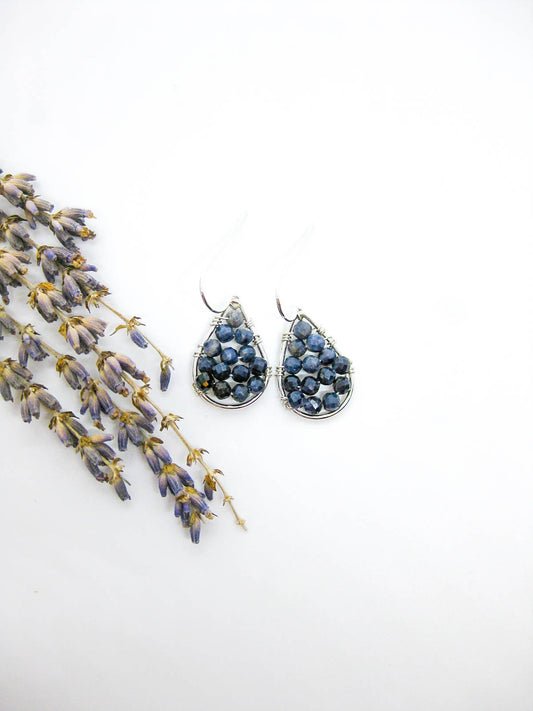 Cassia: Sapphire Earrings